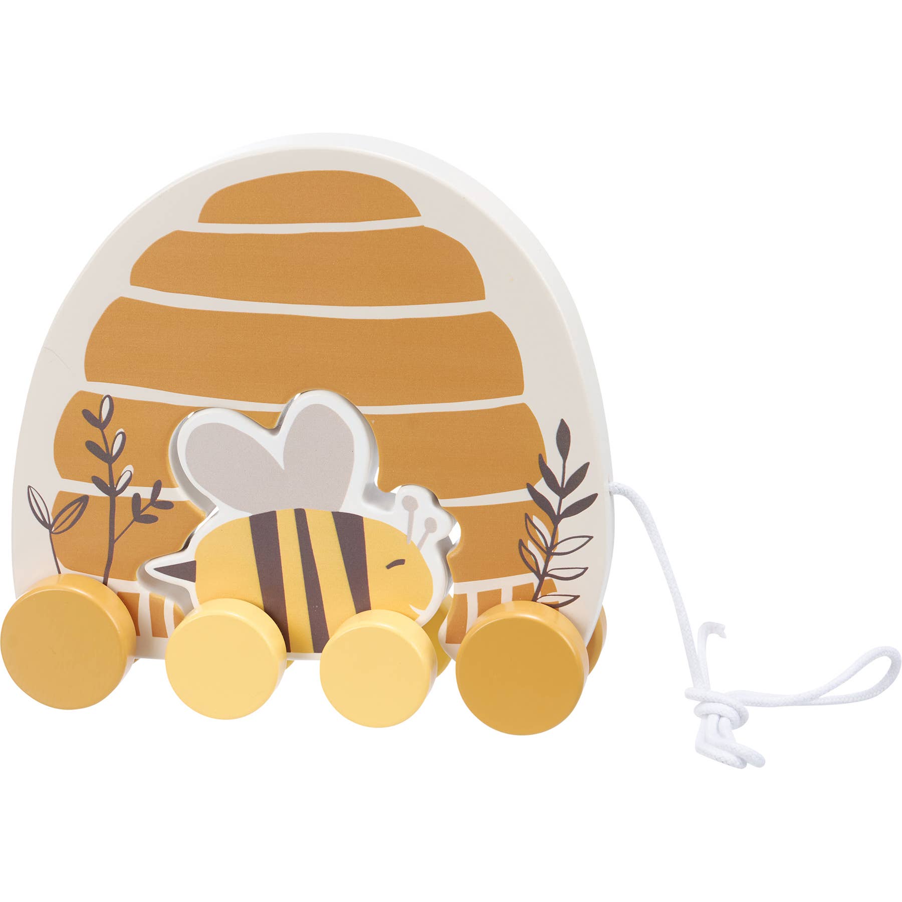 Skep And Bee Pull Toy