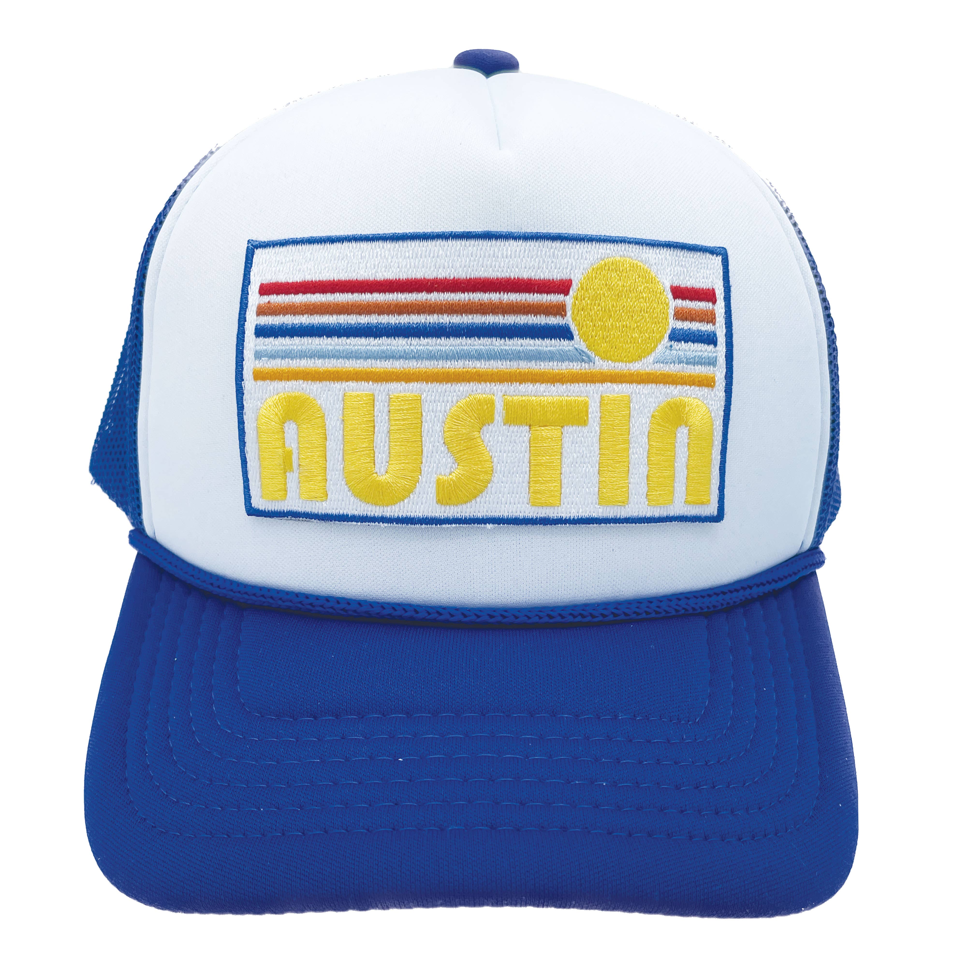 Kids Austin, Texas Trucker Hat - Navy