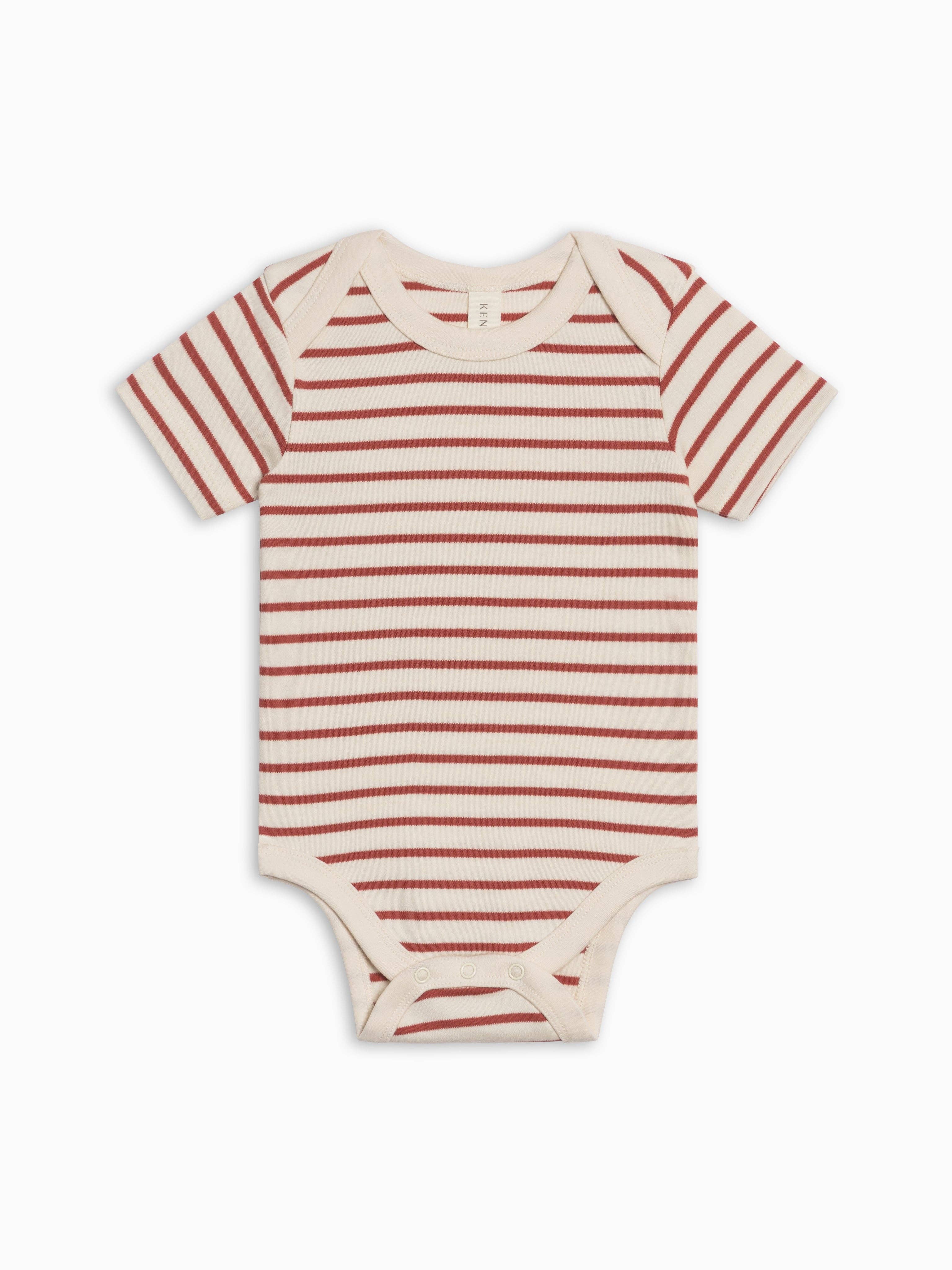 Afton Bodysuit - Ron Stripe / Barn