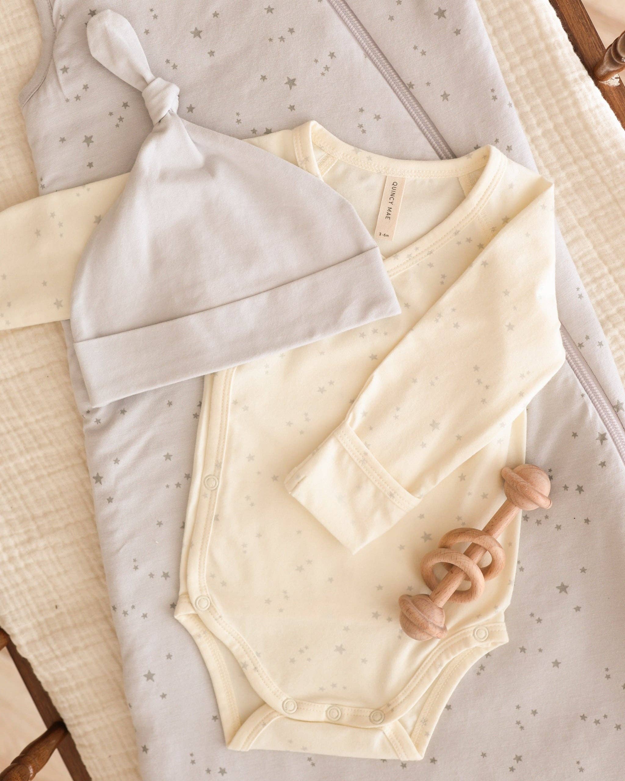 Side Snap Bodysuit - Stars