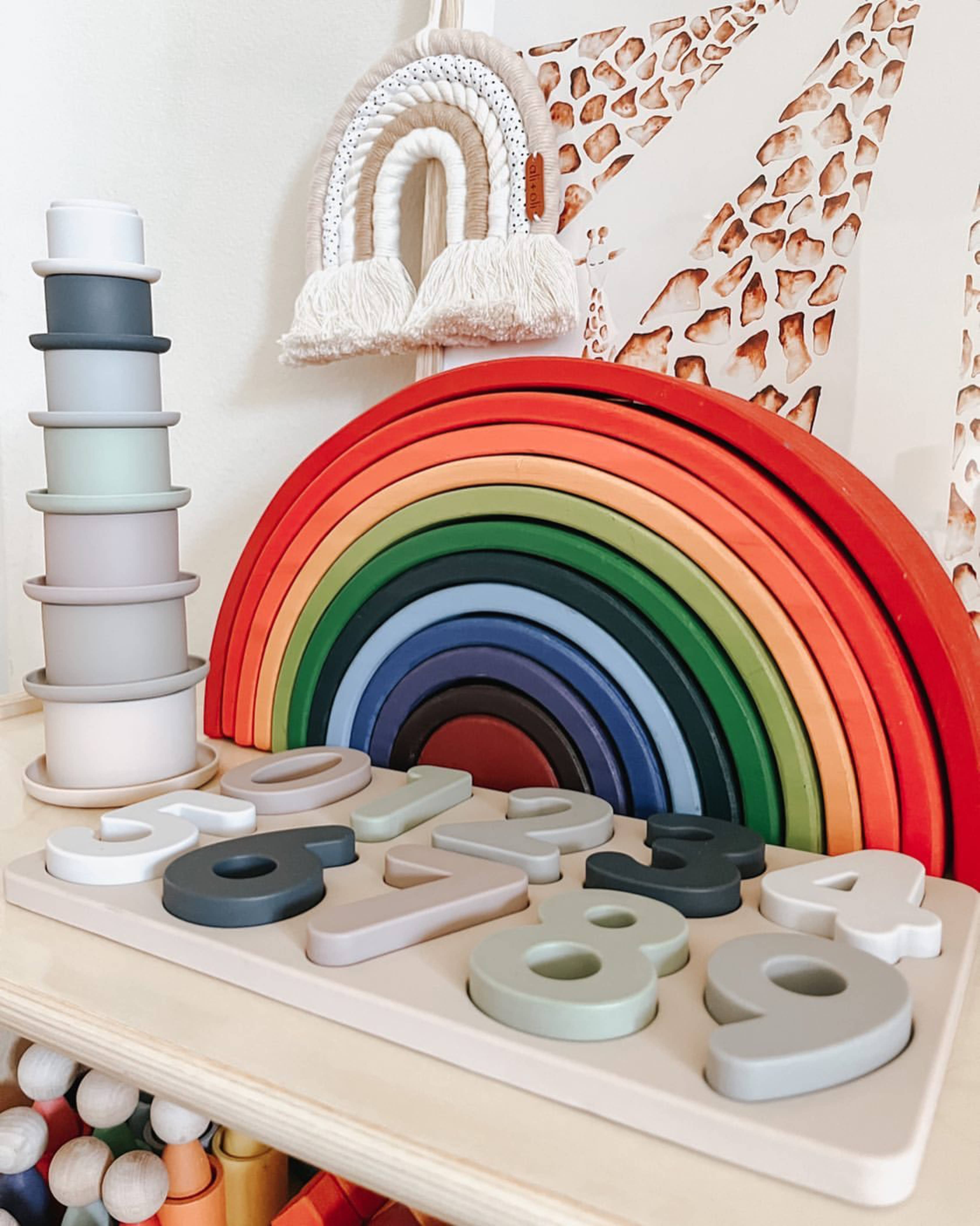 Large Soft Silicone Number Puzzle