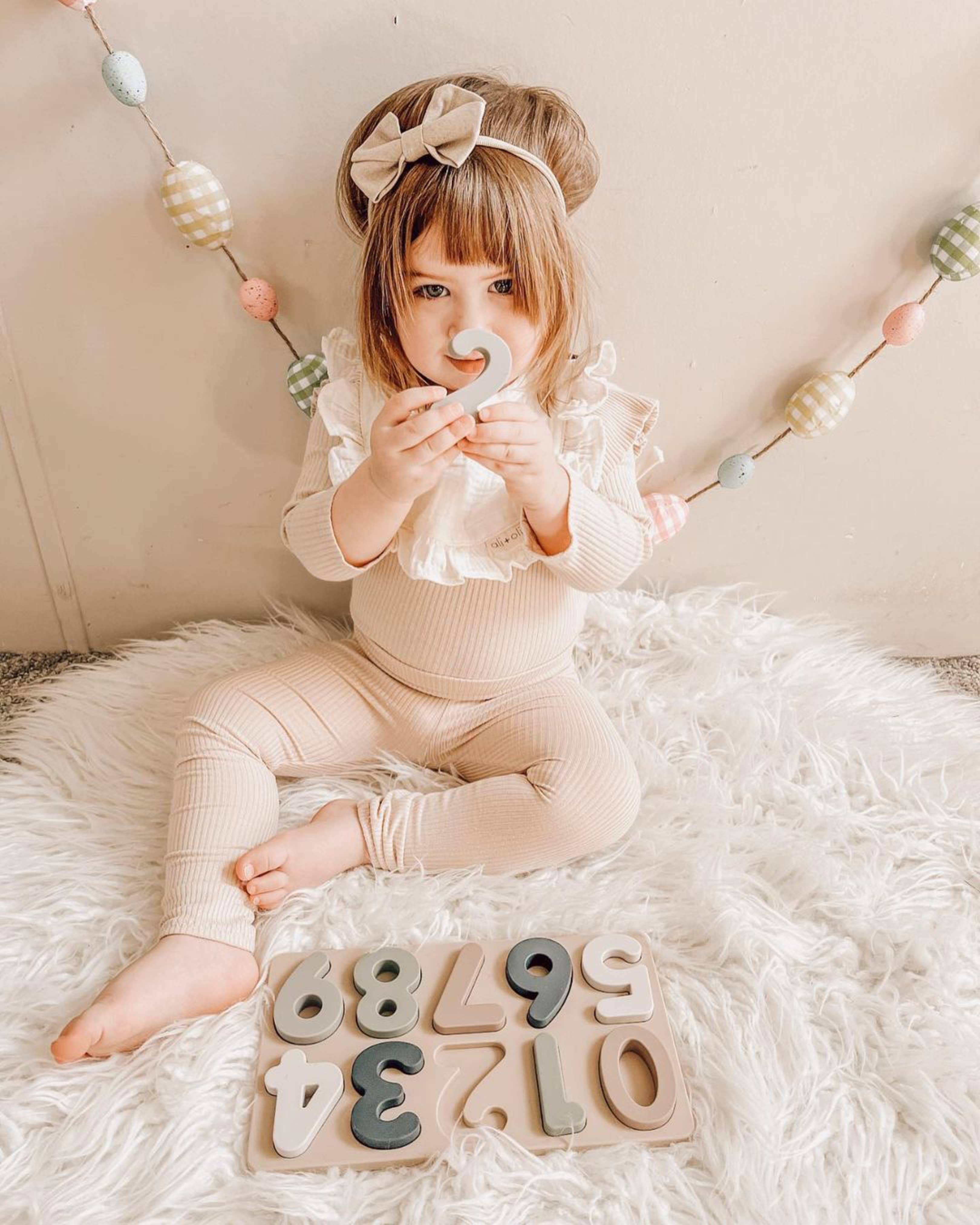 Large Soft Silicone Number Puzzle