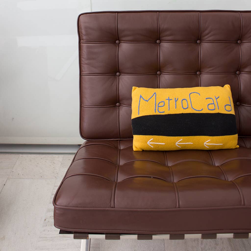 Metrocard Baby Pillow (Handmade)