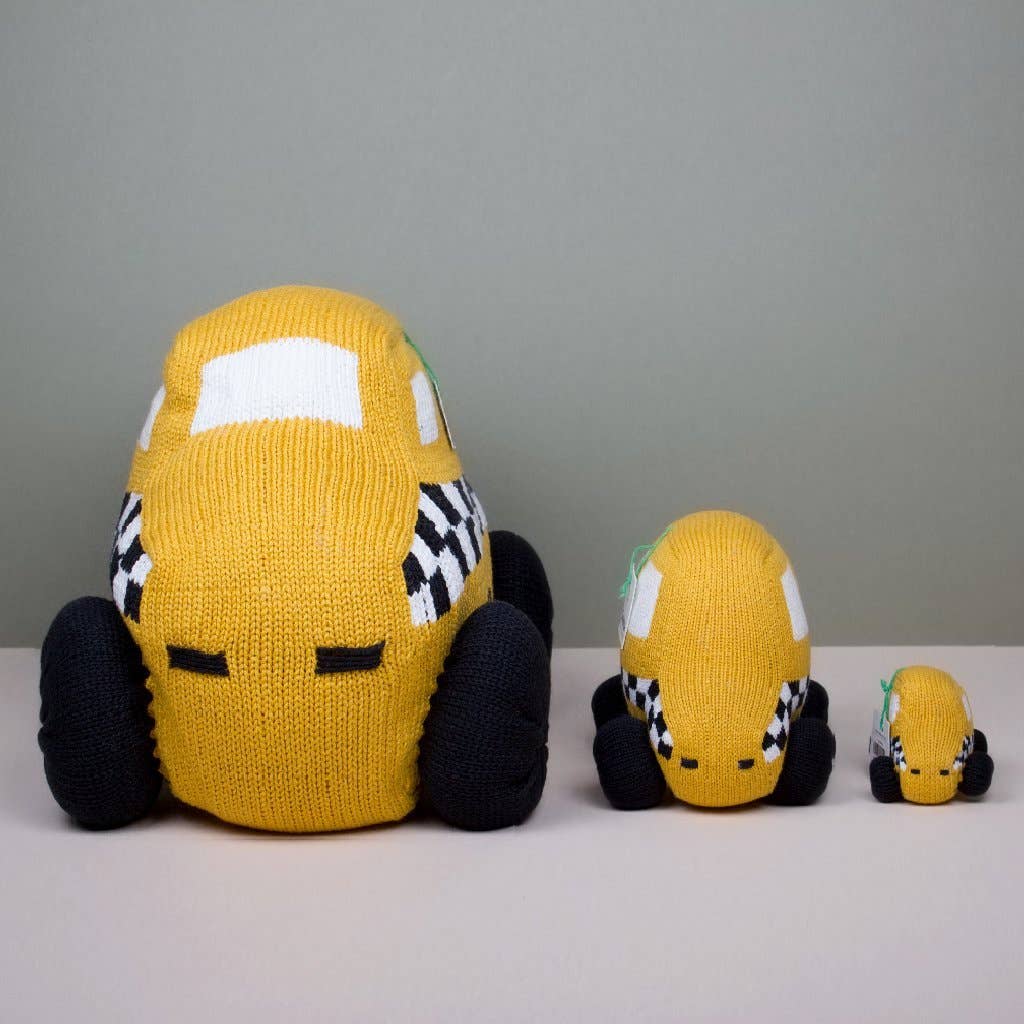 Organic Taxi Stuffed Toy - Medium