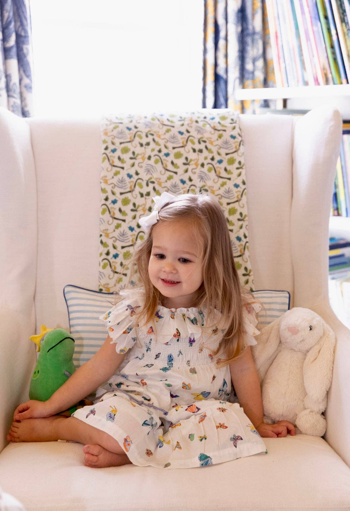 The Mimi Dress - Madame Butterfly Print