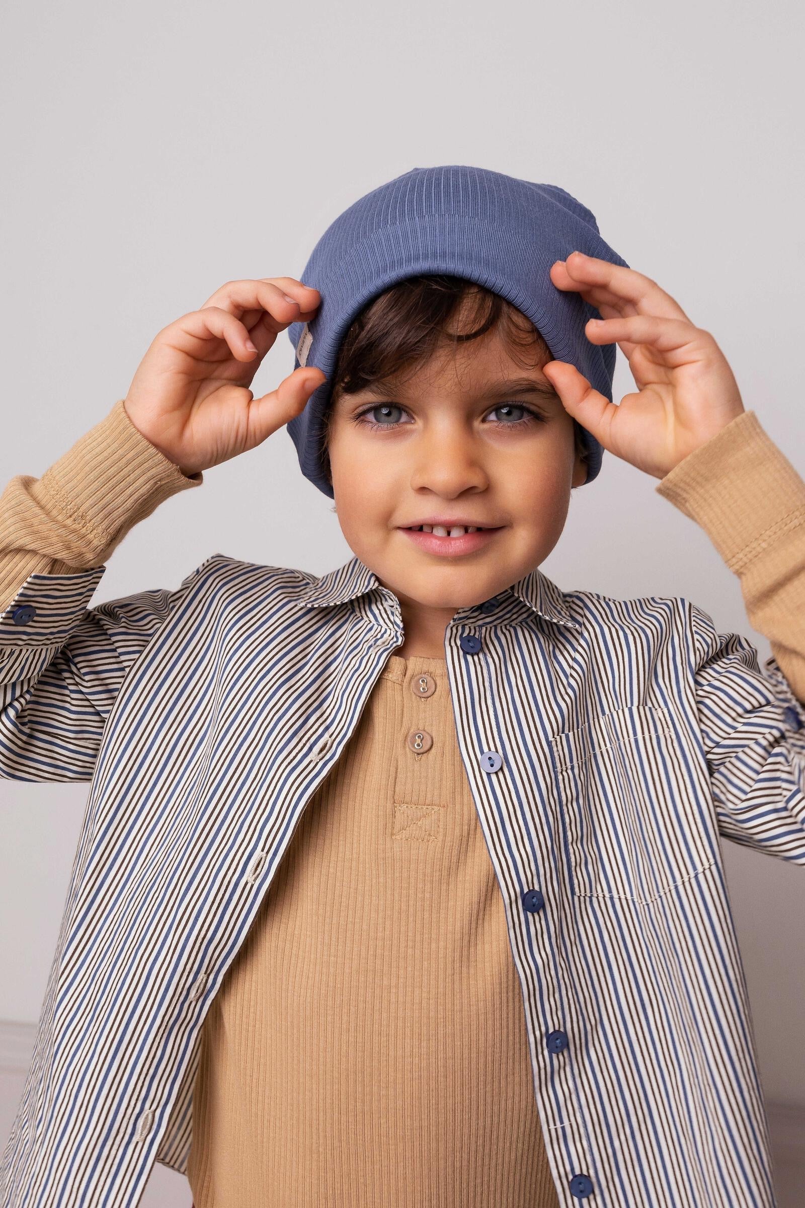 MarMar Totoro Shirt, Ocean Stripes