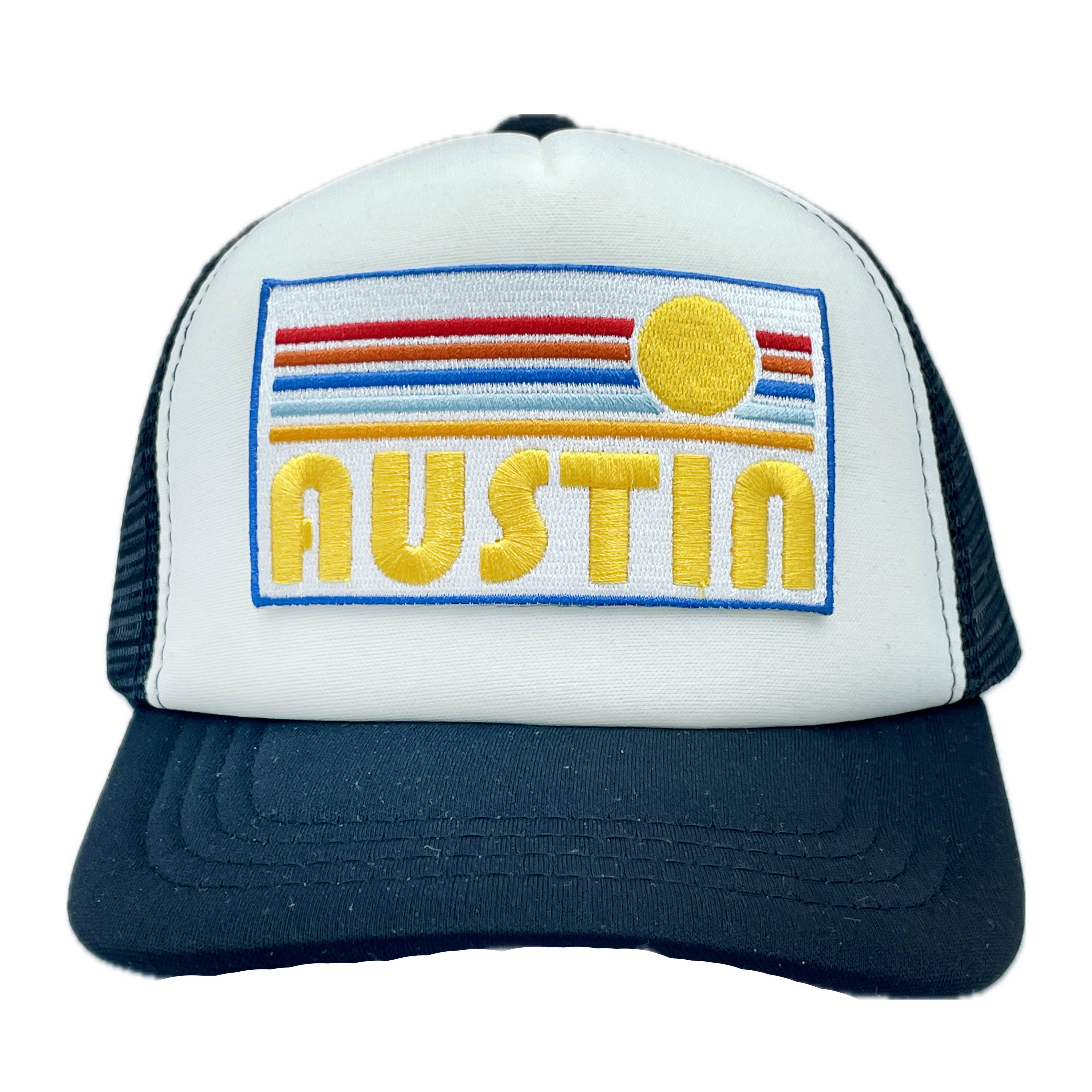 Baby Austin, Texas Trucker Hat - Retro Sun