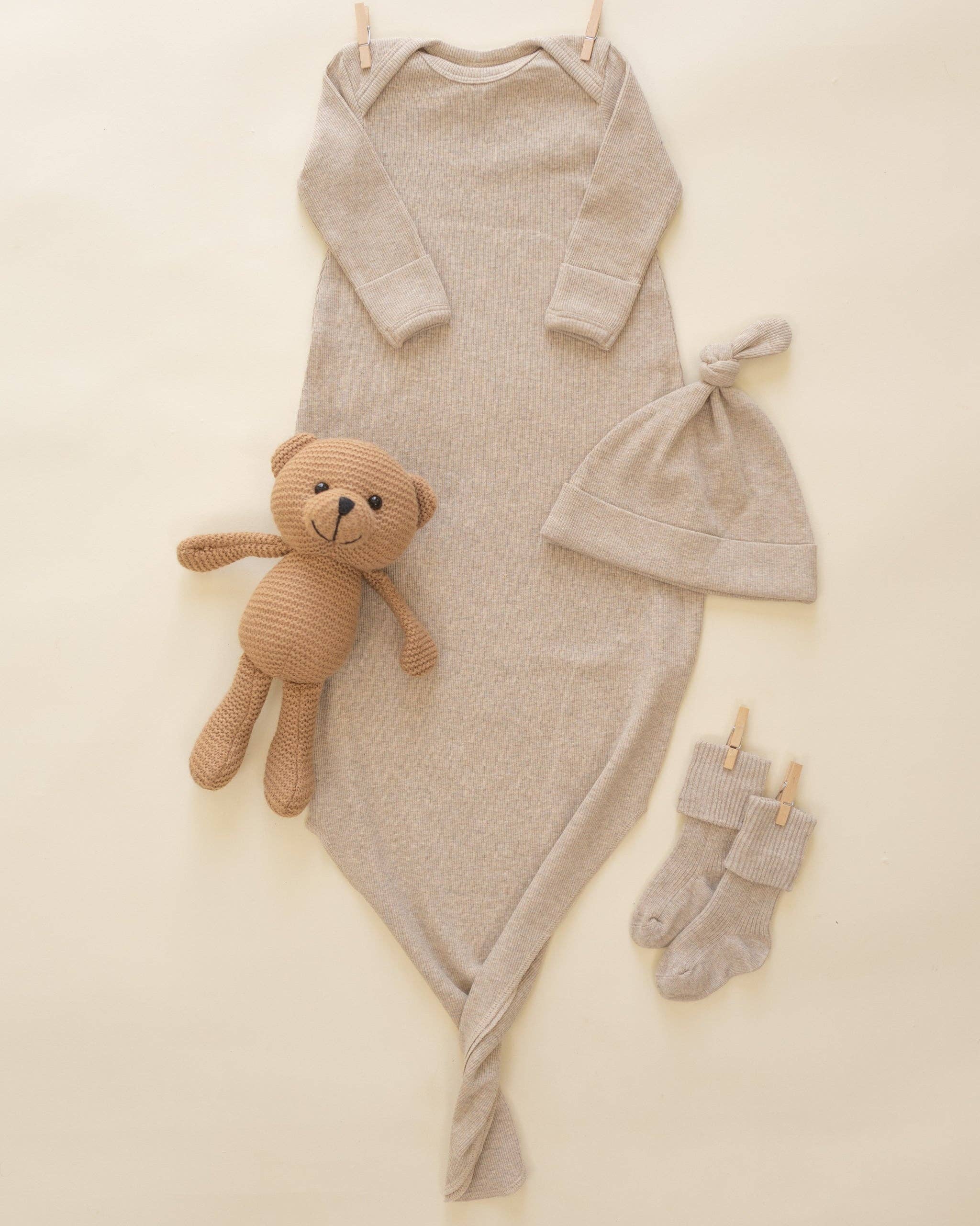 Melange Socks Set - Oatmeal, Rose