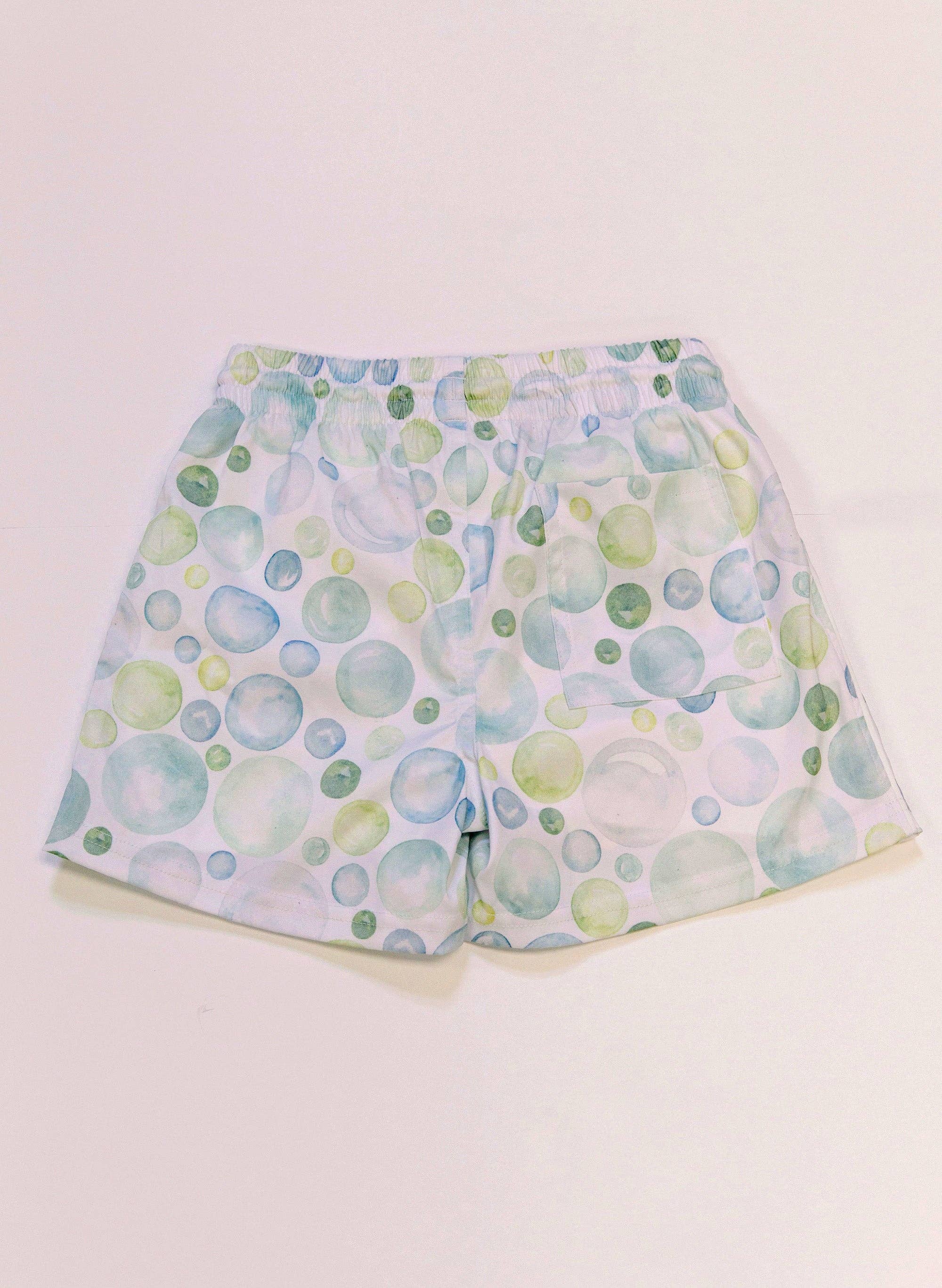 Duck Swim Short - Seafoam Bubbles