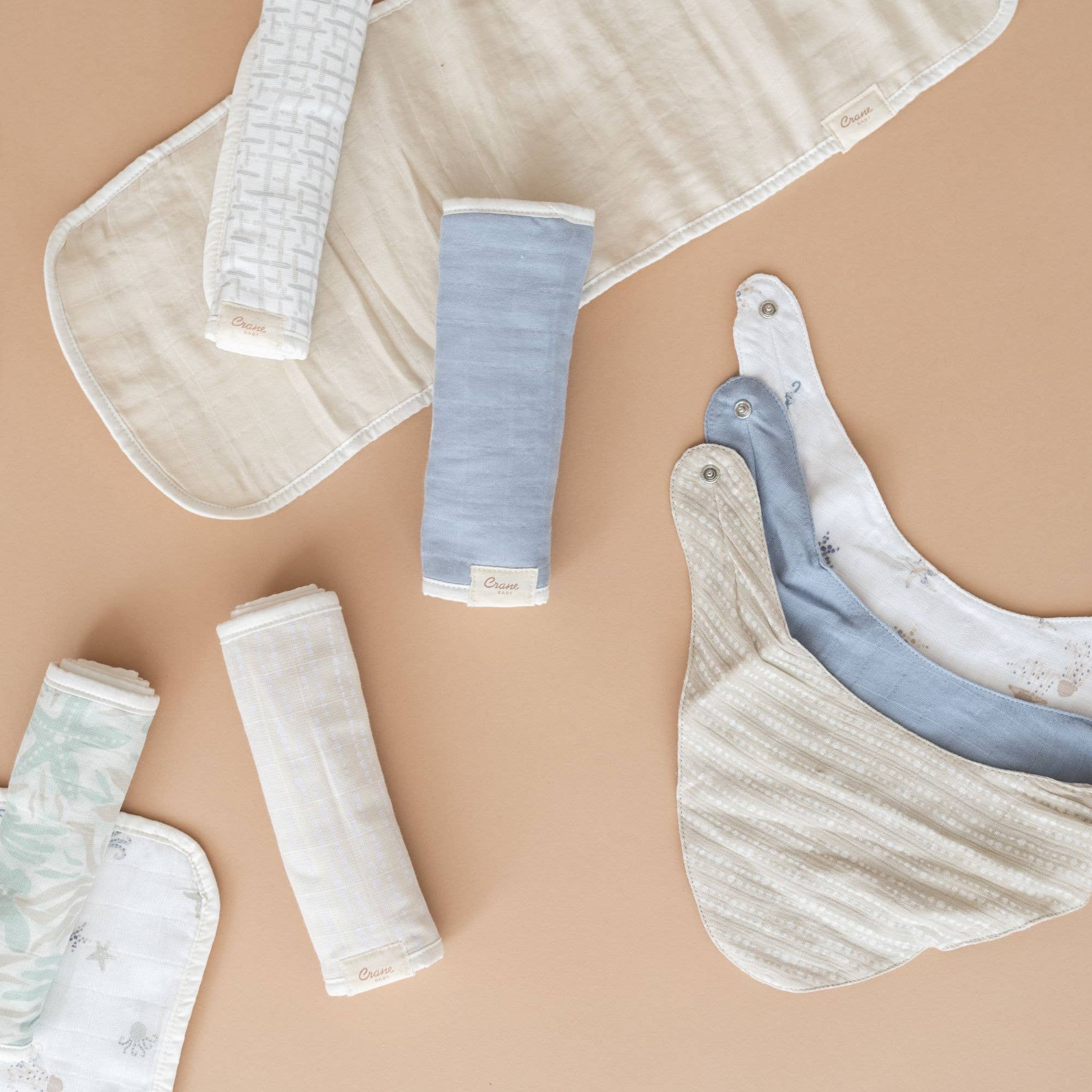 Cove 3-pc. Baby Burp Cloth Set