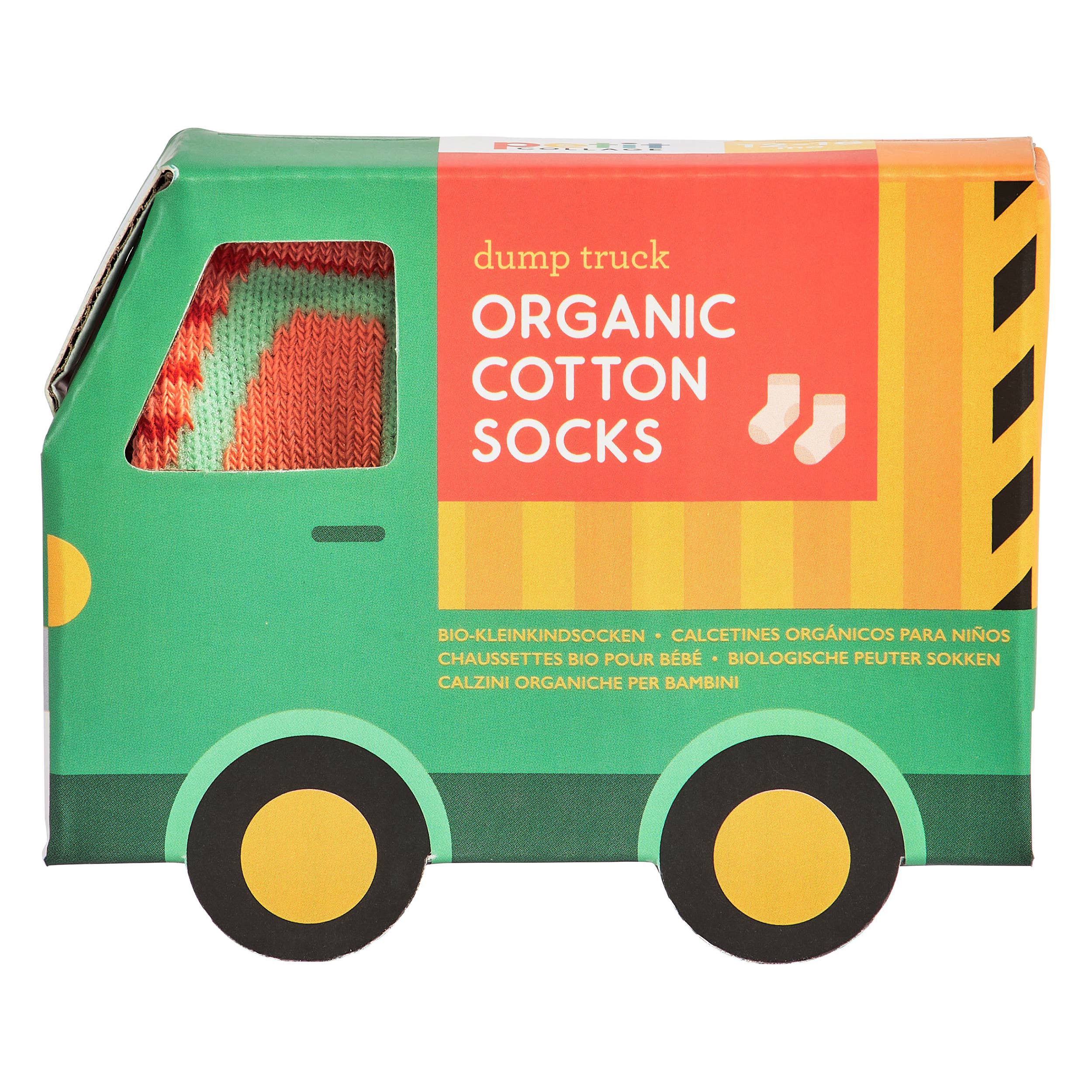 Organic Cotton Toddler Socks Trucks