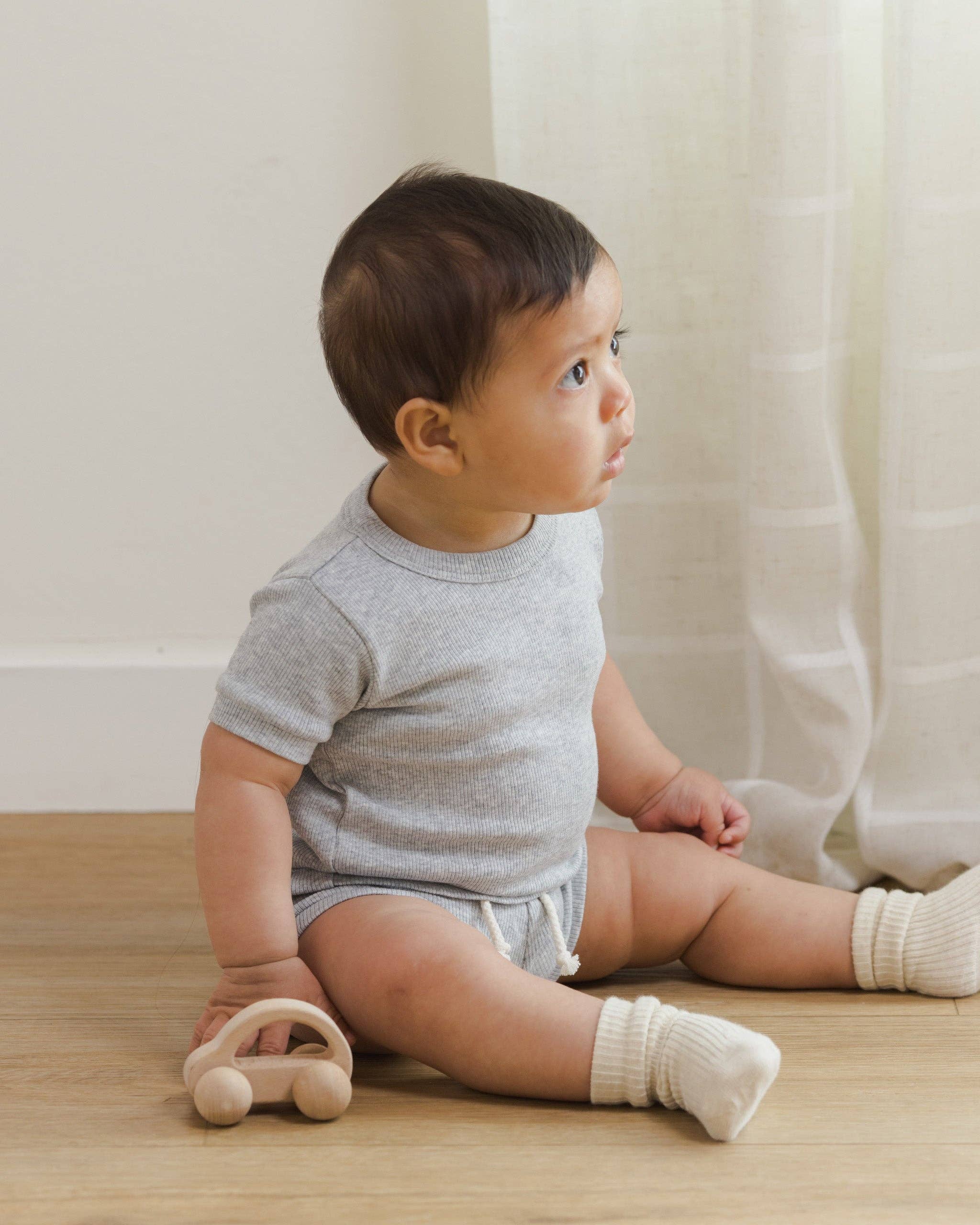 Melange Socks Set - Oatmeal, Rose