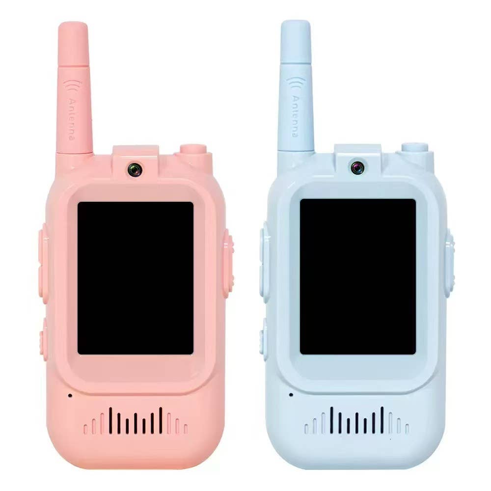 Kids Walkie Talkie Set with Long Range, Clear Sound, Flashli