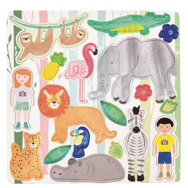 Floss & Rock Jungle Magnetic Fun and Games Compendium