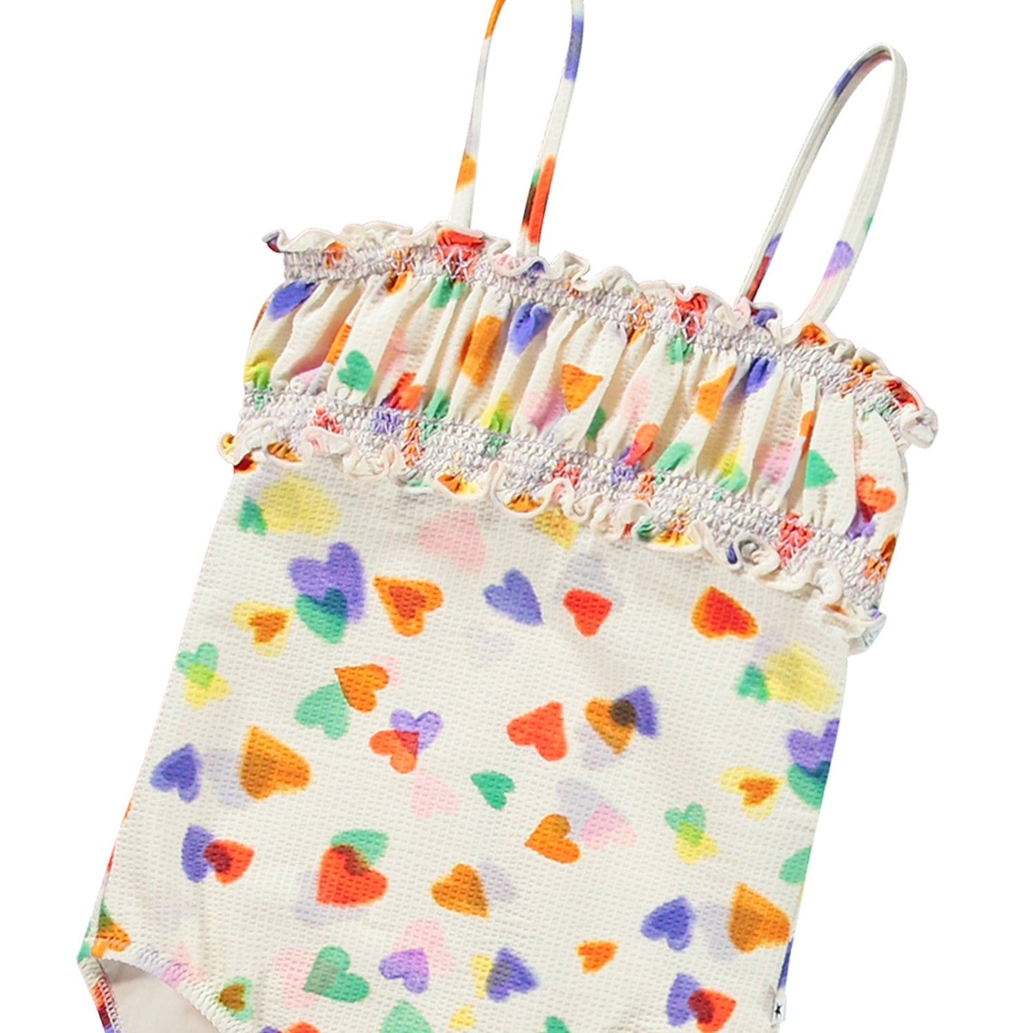 Molo Nella One Piece Swimsuit - Rainbow Hearts