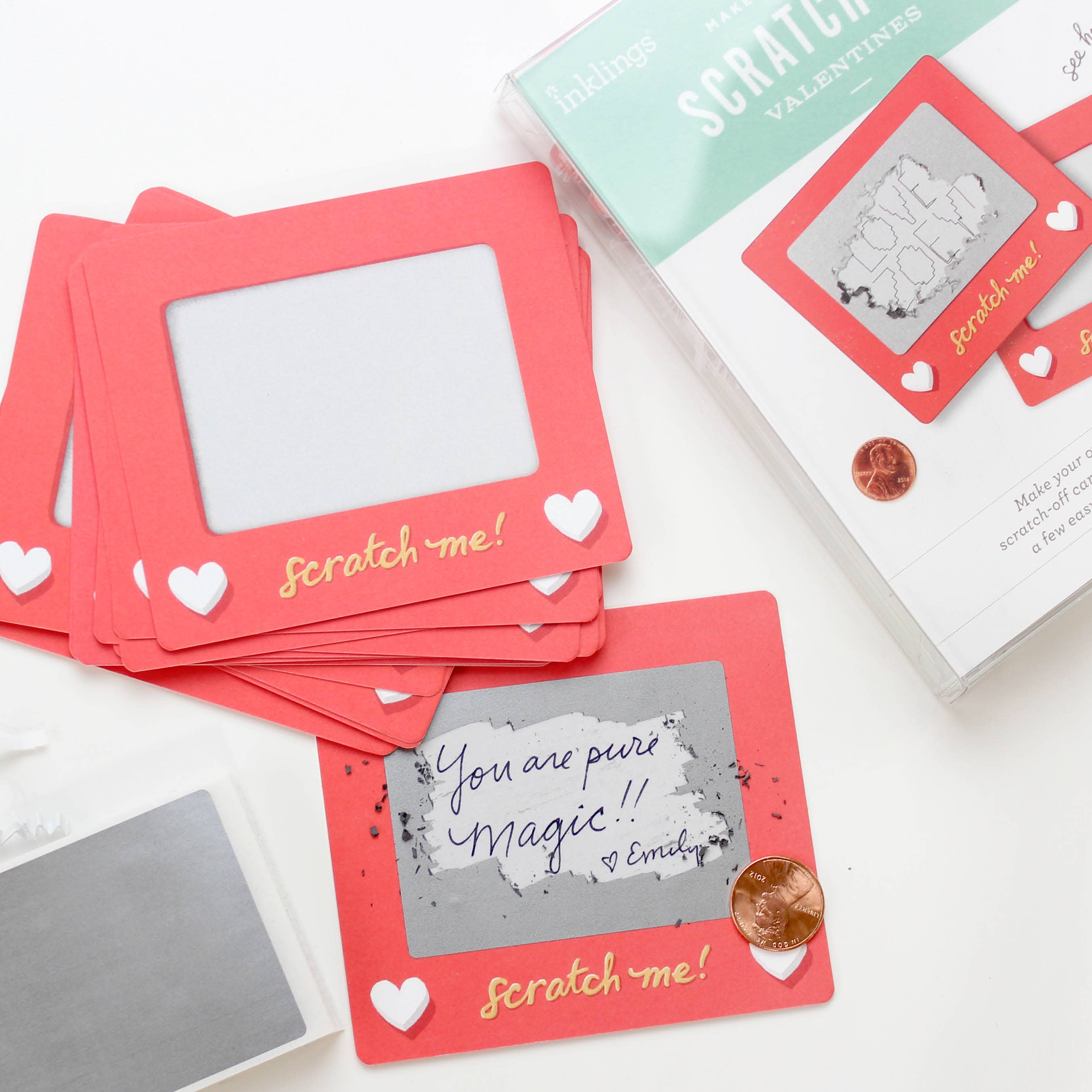 Scratch-off Valentine Cards - Scratch-A-Sketch