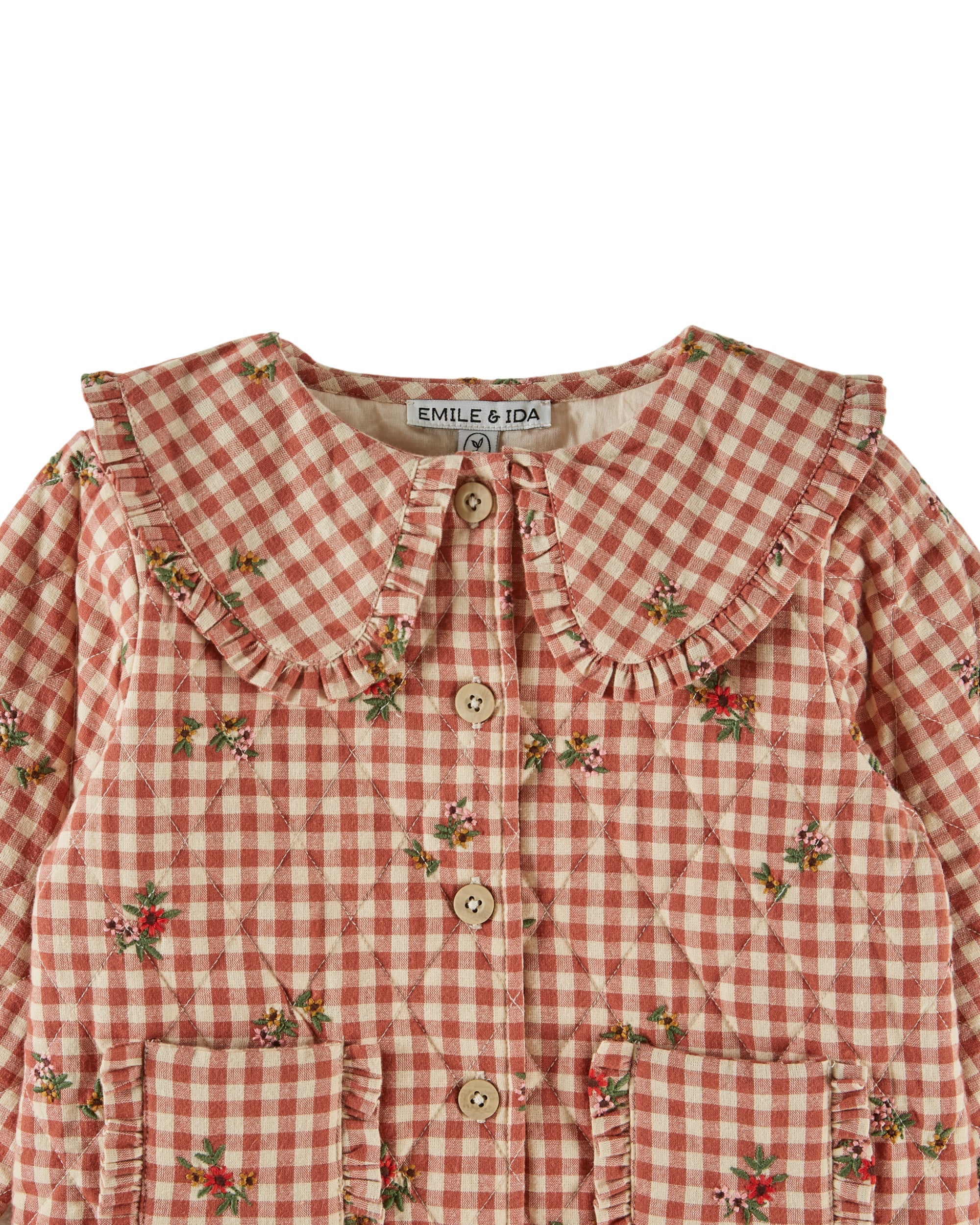 Gingham Quilted Jacket