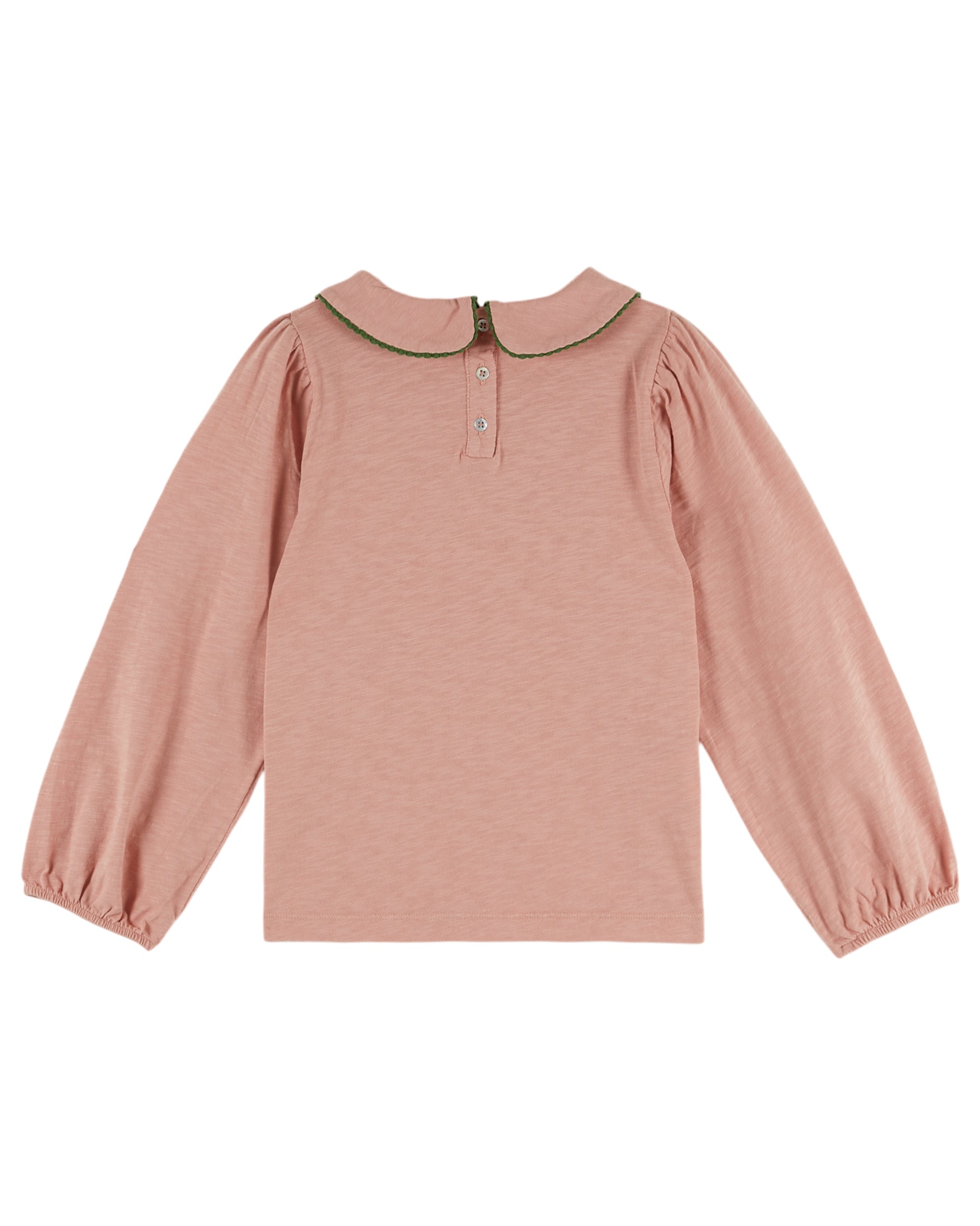 Plain Picot Edged Slub Jersey