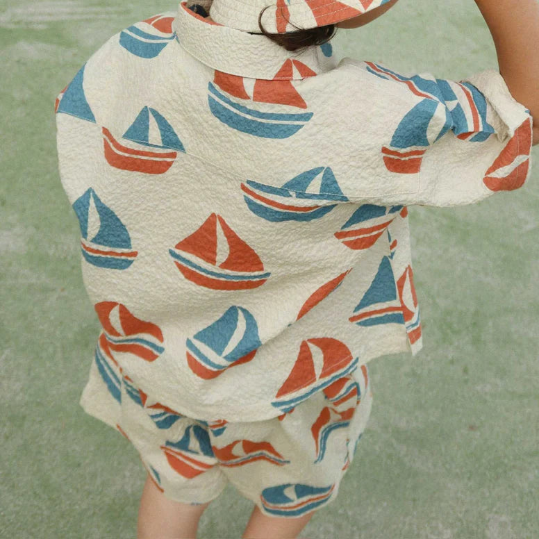 Konges Slojd Elliot SS Shirt GOTS - Ahoy