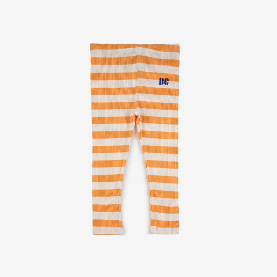 Bobo Choses Baby Yellow Stripe Leggings