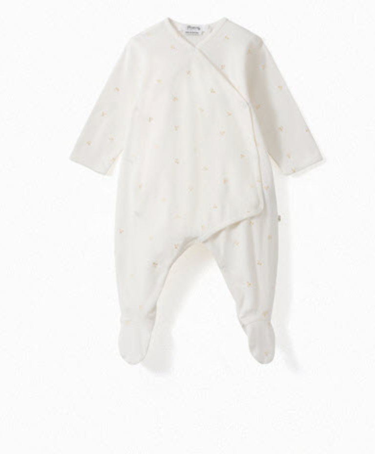 Bonpoint Cherries Kimono Footie