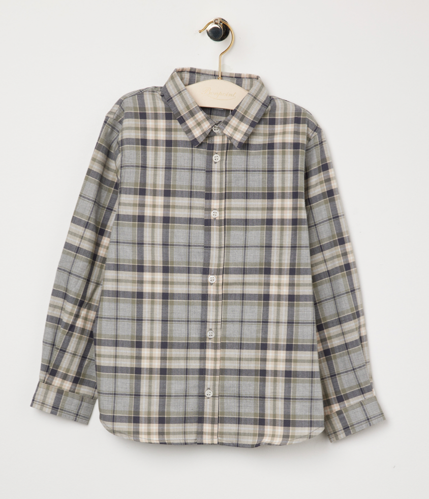 Bonpoint Chemise- Daho Flannel Gray