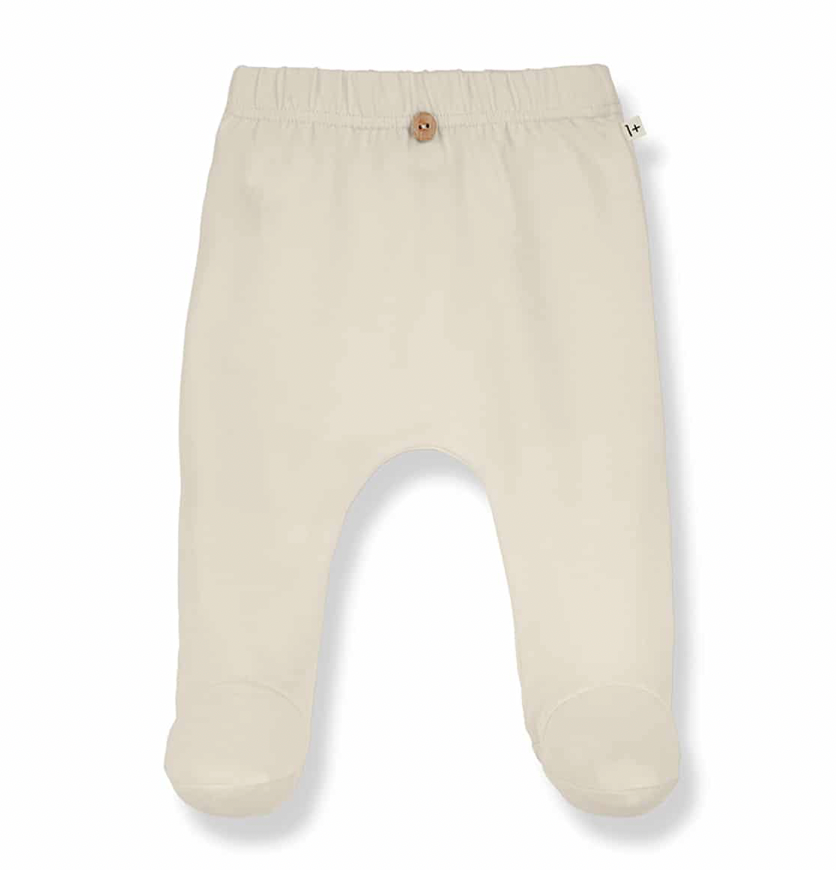 1+ in the family Mia Leggings w/ Feet - Sand