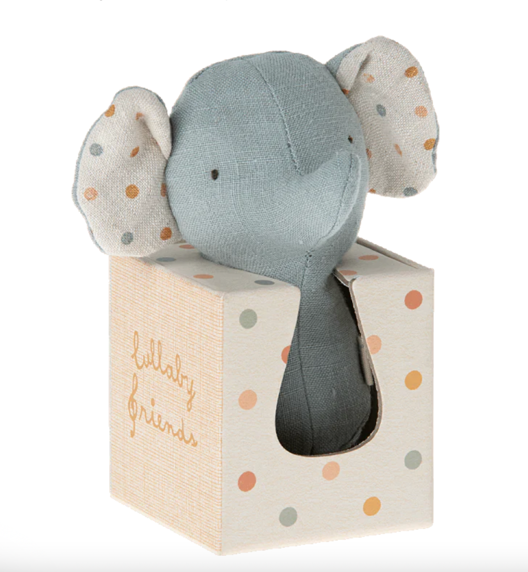 Maileg Lullaby Friends, Elephant Rattle