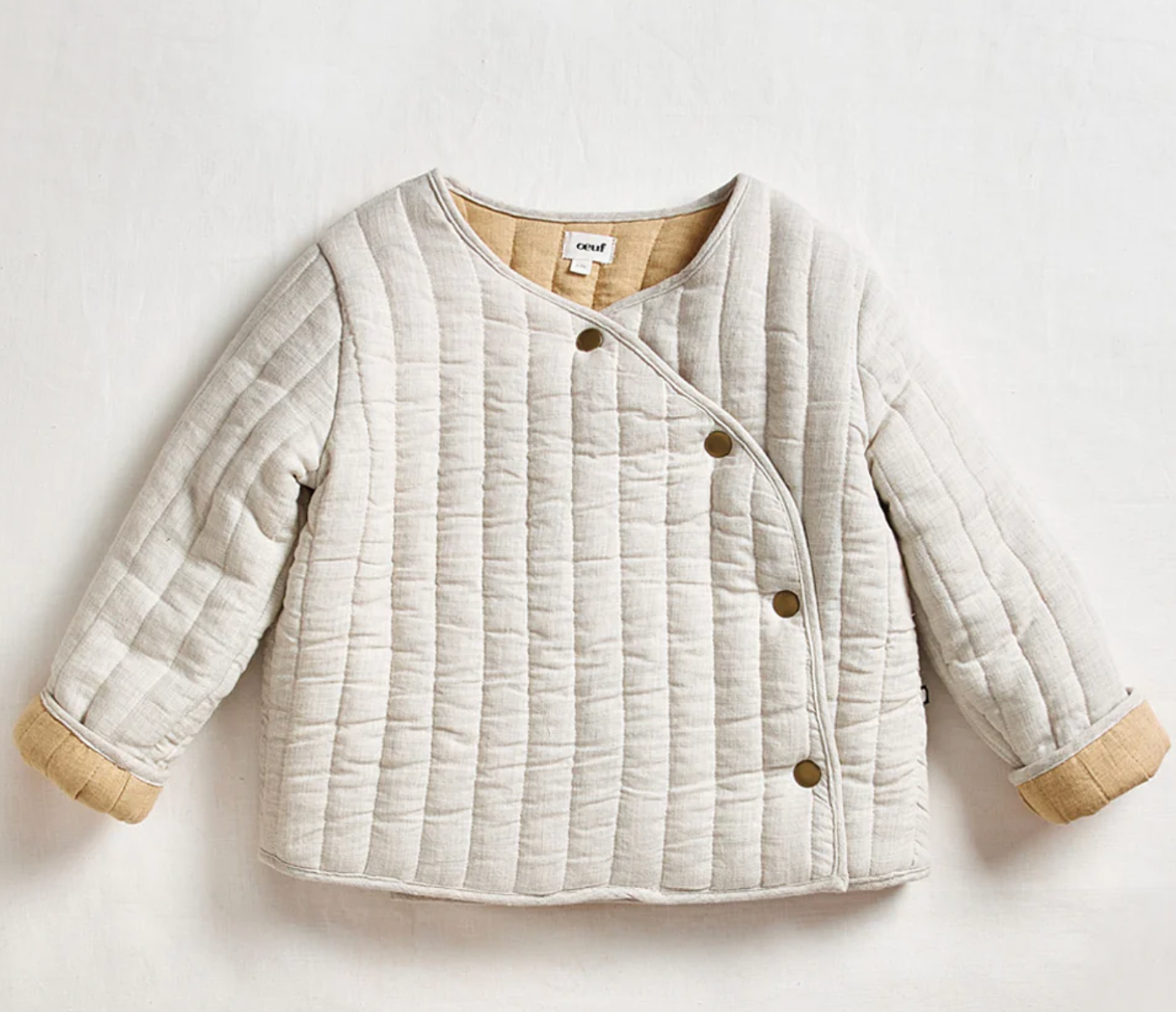 Oeuf Quilted Jacket - Sand