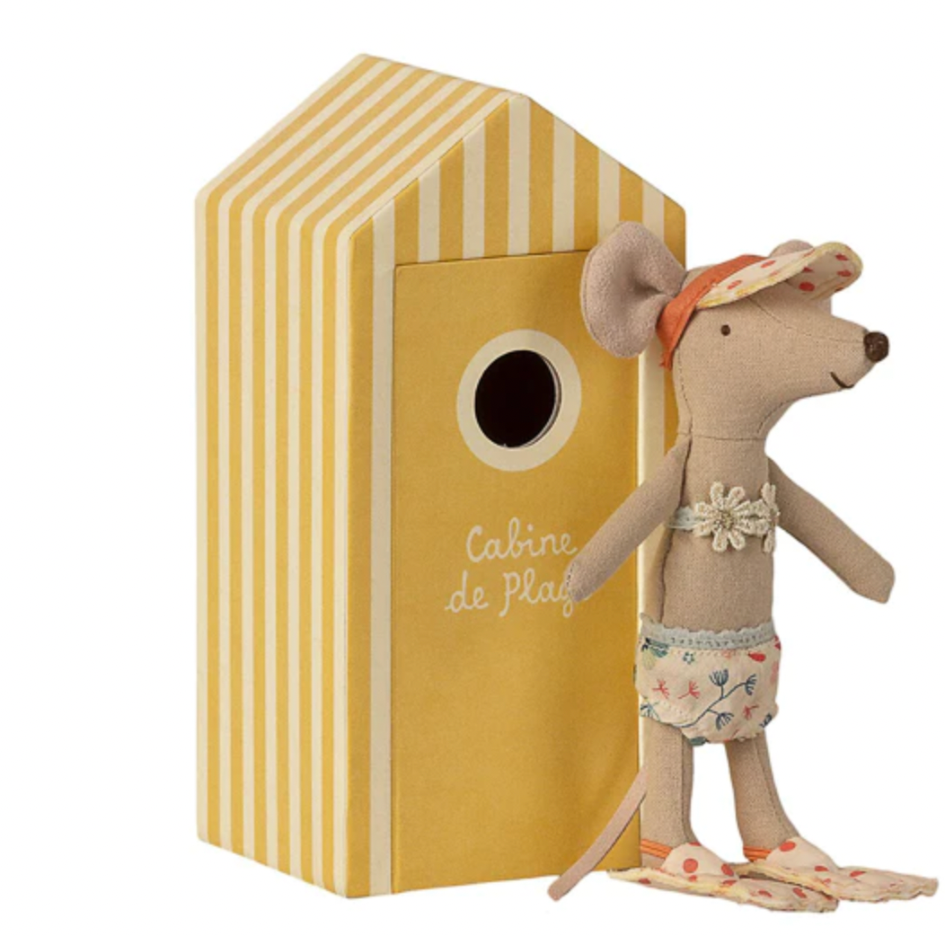 Maileg Beach Mice In Cabin, Big Sister