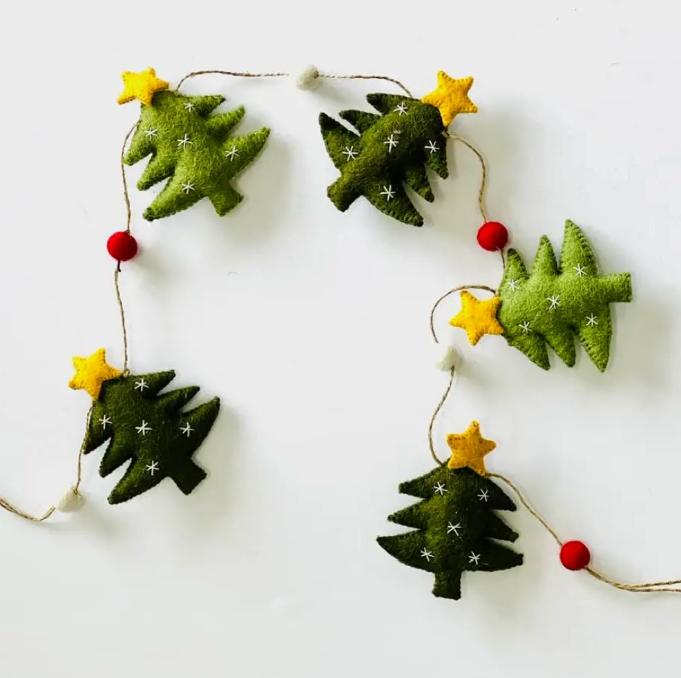 Christmas Tree Garland