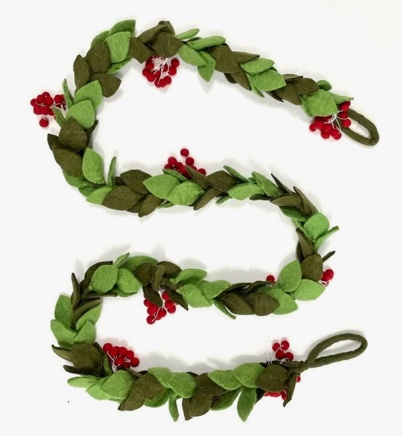 Felt Garland Mistletoe