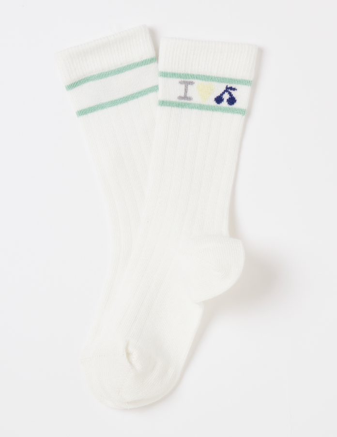 Bonpoint Chaussettes Filo - Pink