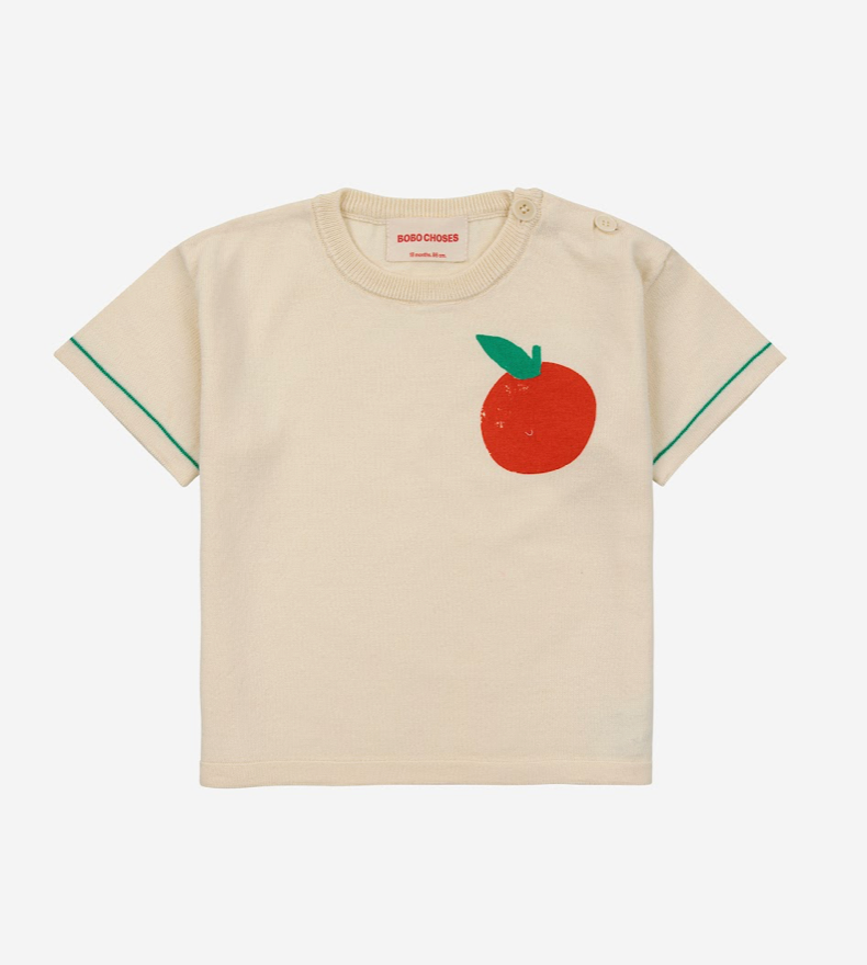 Bobo Choses Baby Tomato Knitted T-Shirt