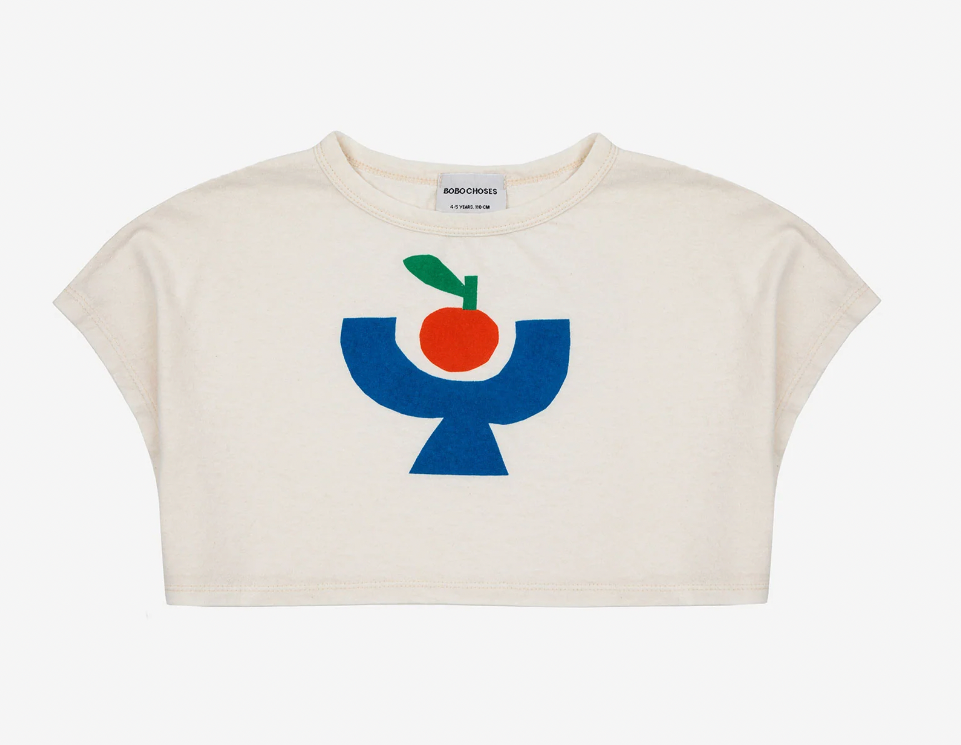 Bobo Choses Tomato Plate Cropped T-Shirt