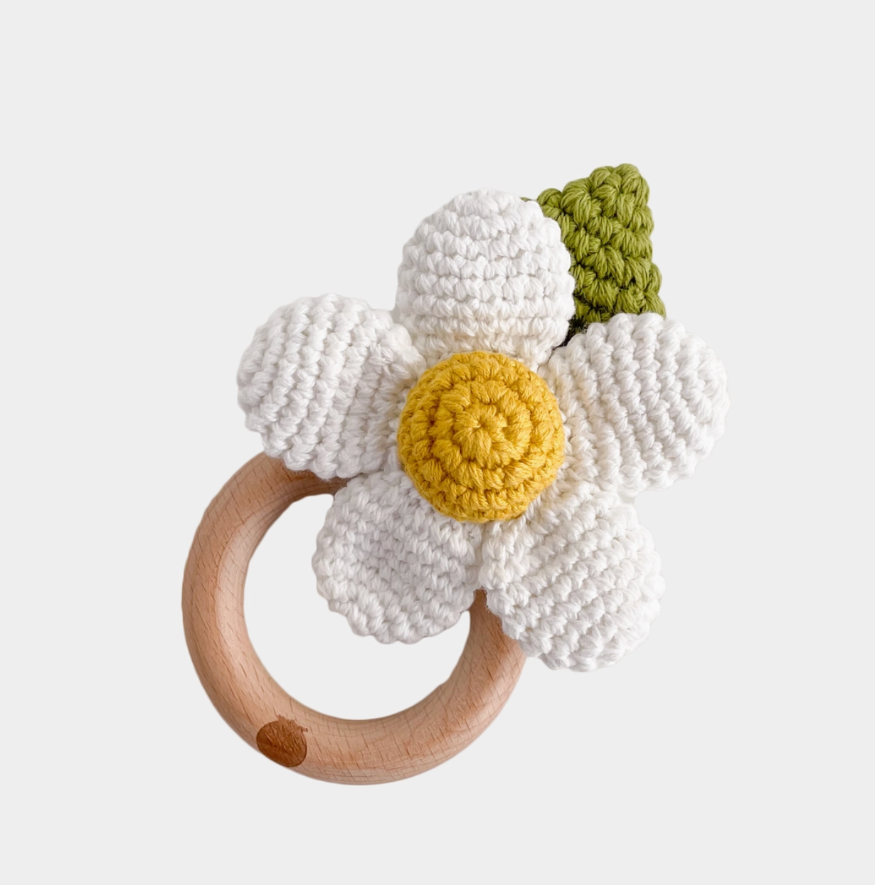 CottonCrochet Rattle, Flower