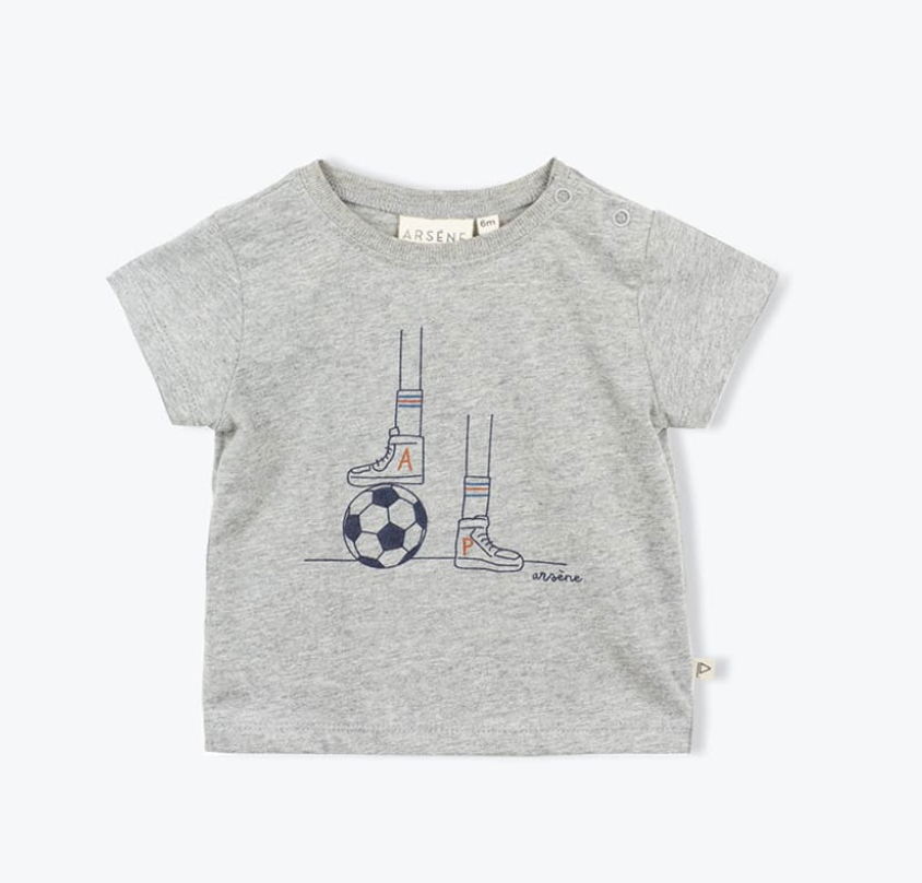 Arsène & Les Pipelettes Baby Footballer Tee
