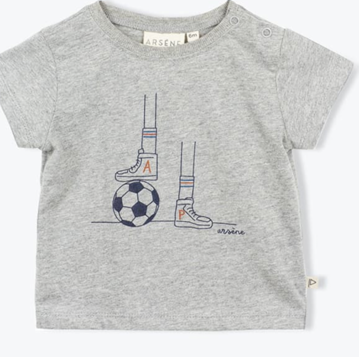 Arsène & Les Pipelettes Baby Footballer Tee