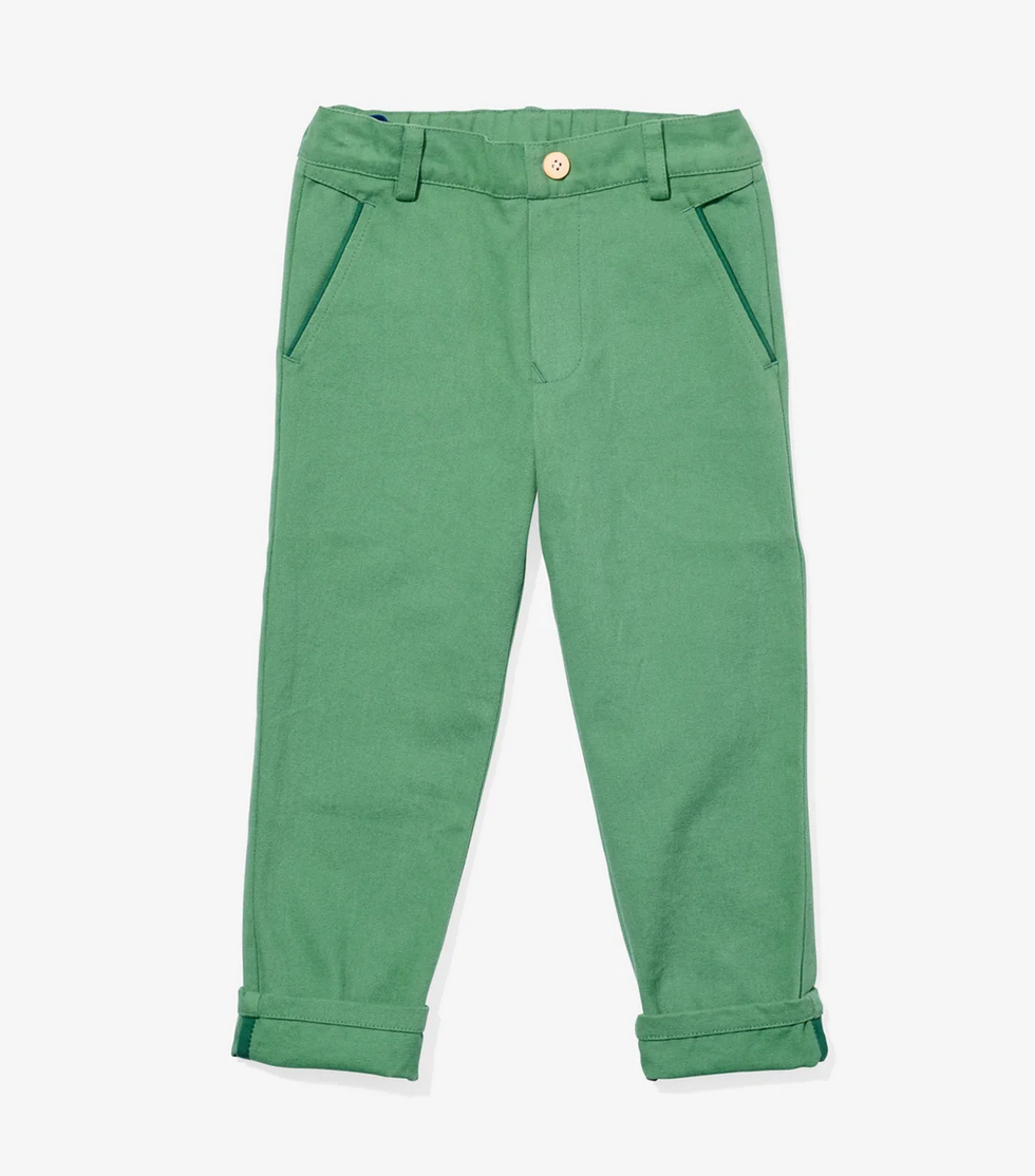 Oso and Me Walken Slim Pant - Green