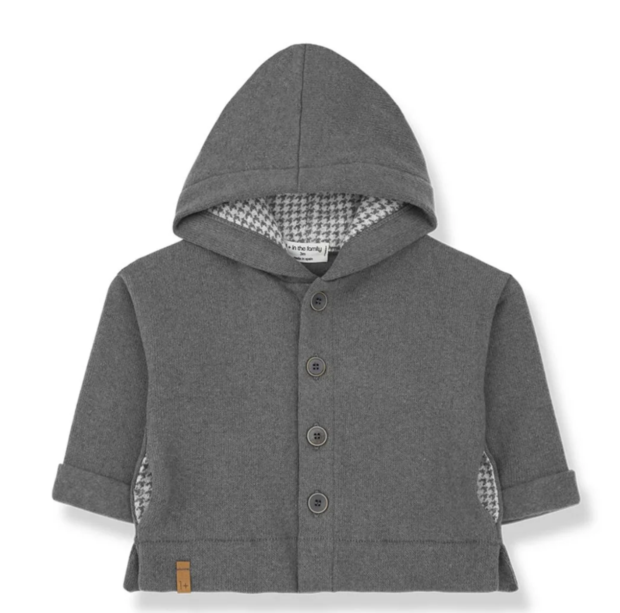 1+ Gilbert Hooded Jacket - Grey