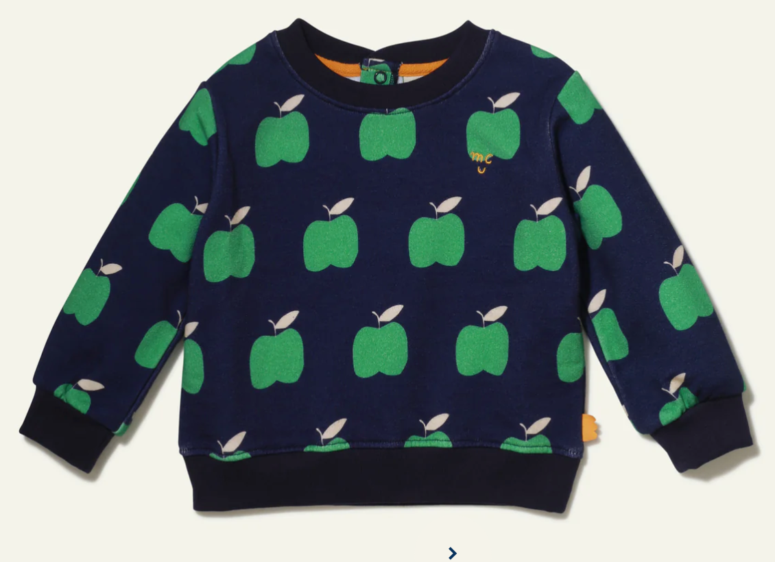 Mon Coeur Apples Baby Sweatshirt