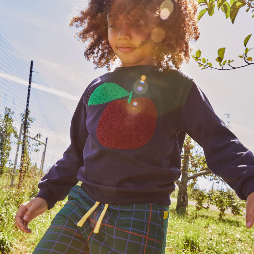 Mon Coeur Red Apple Kid Sweatshirt