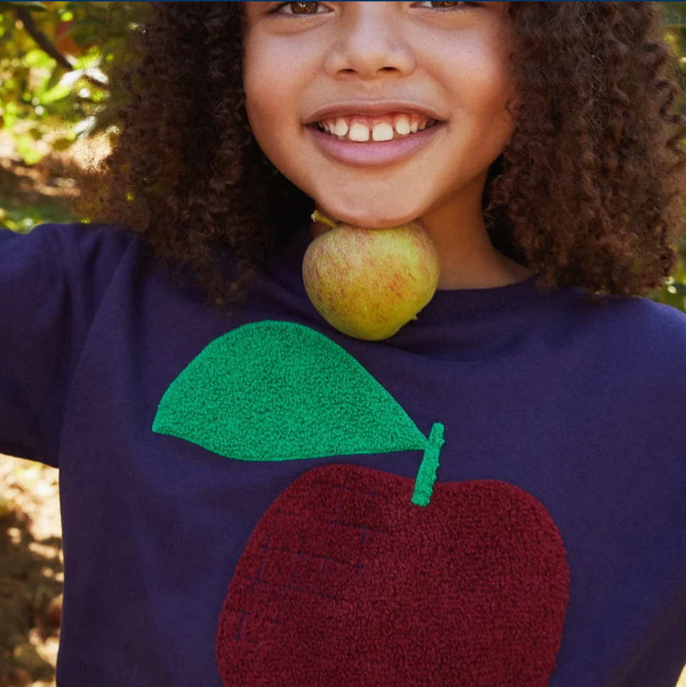 Mon Coeur Red Apple Kid Sweatshirt