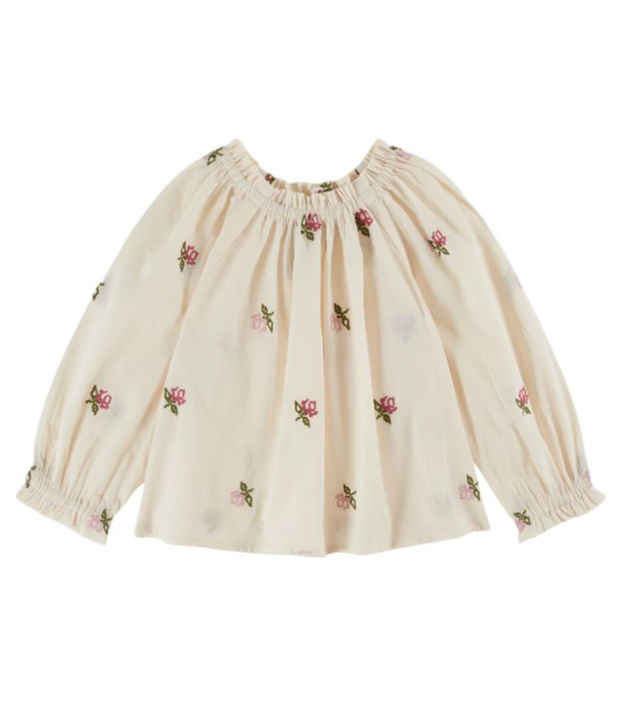 Emile Et Ida Blouse Brodee - Creme