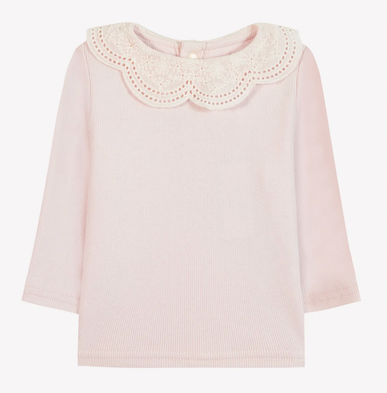 Tartine Ruffled Top - Rose Pale