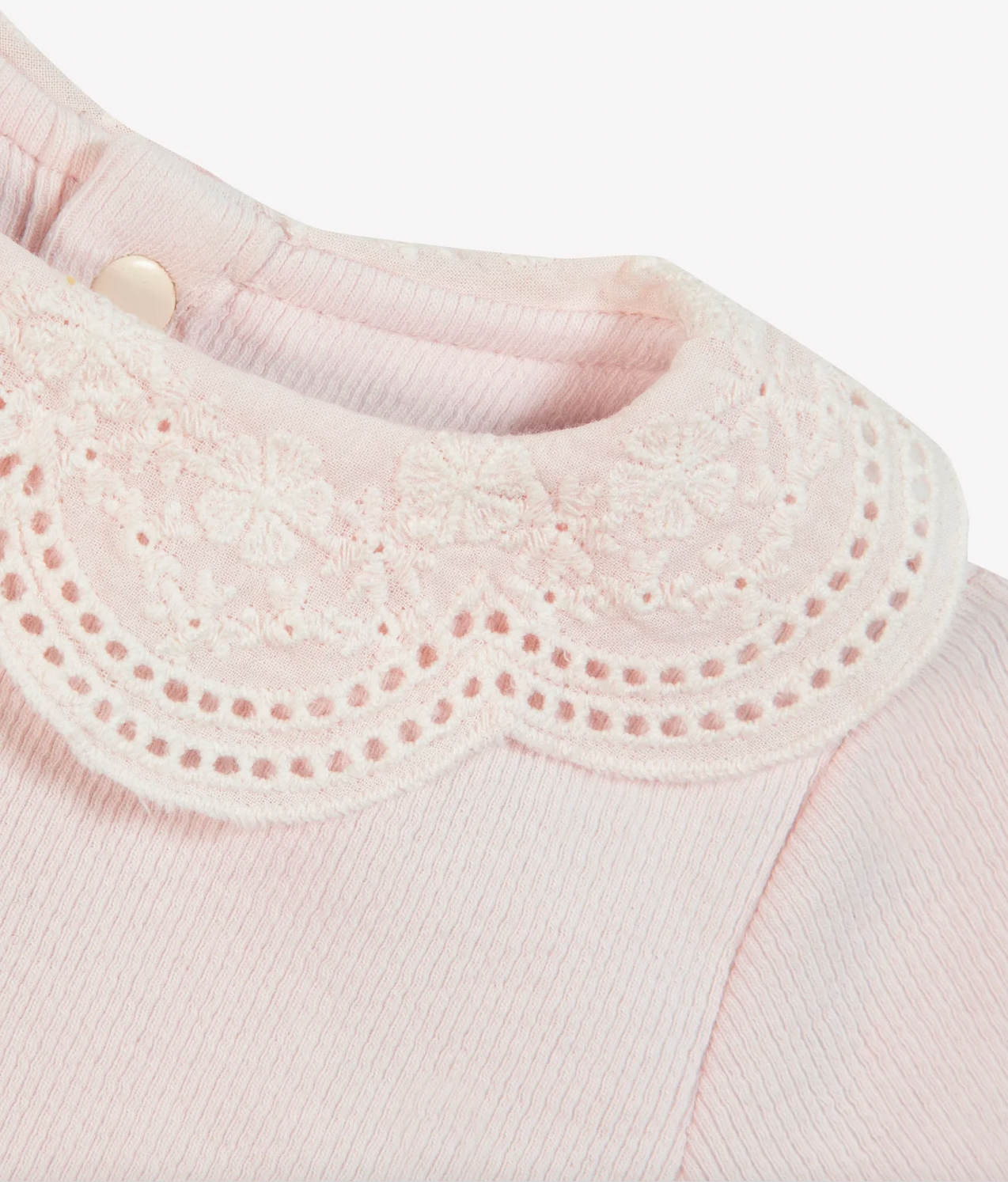 Tartine Ruffled Top - Rose Pale