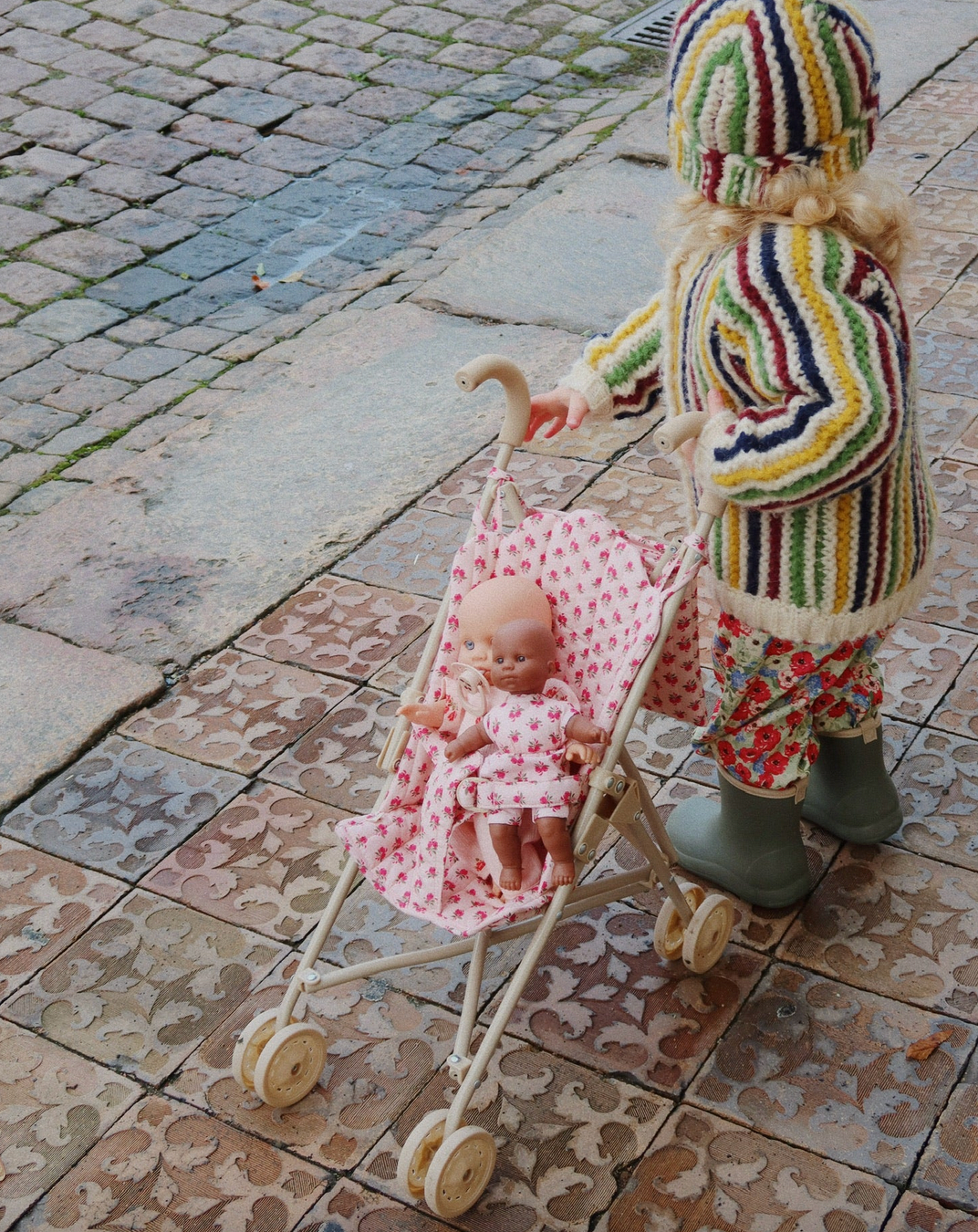 Konges Slojd Doll Stroller - Rosie Rose