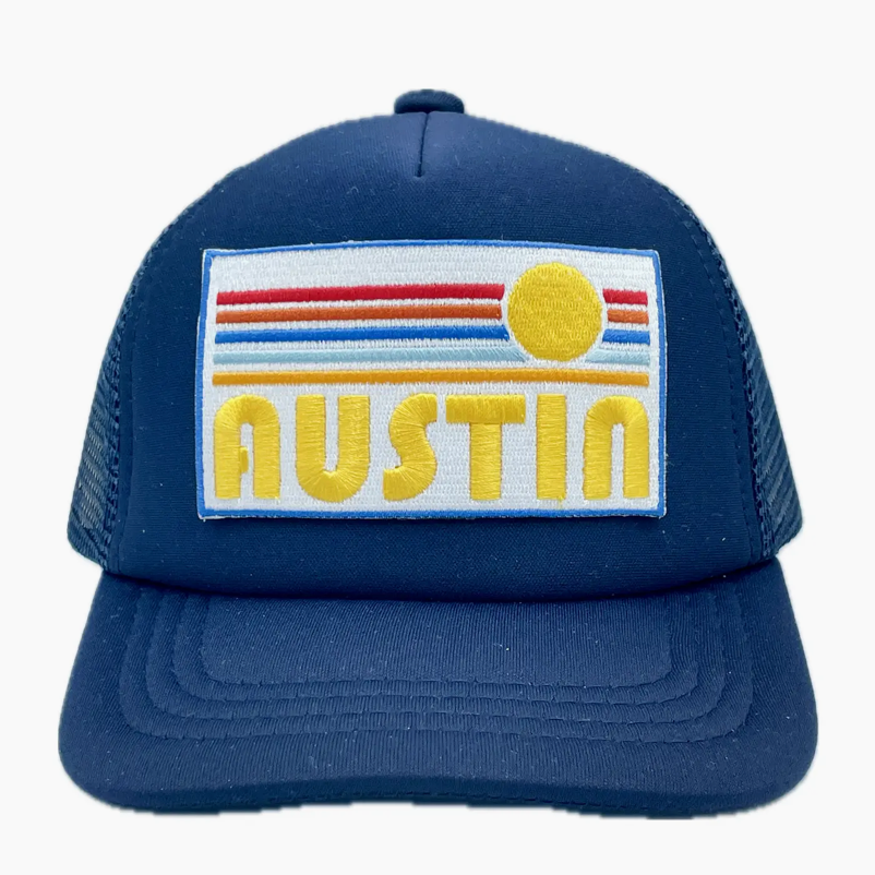 Baby Austin, Texas Trucker Hat - Dark Navy
