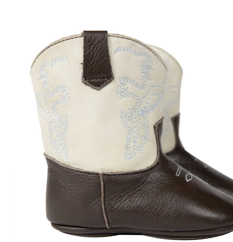 Baby Leather Cowboy Boots