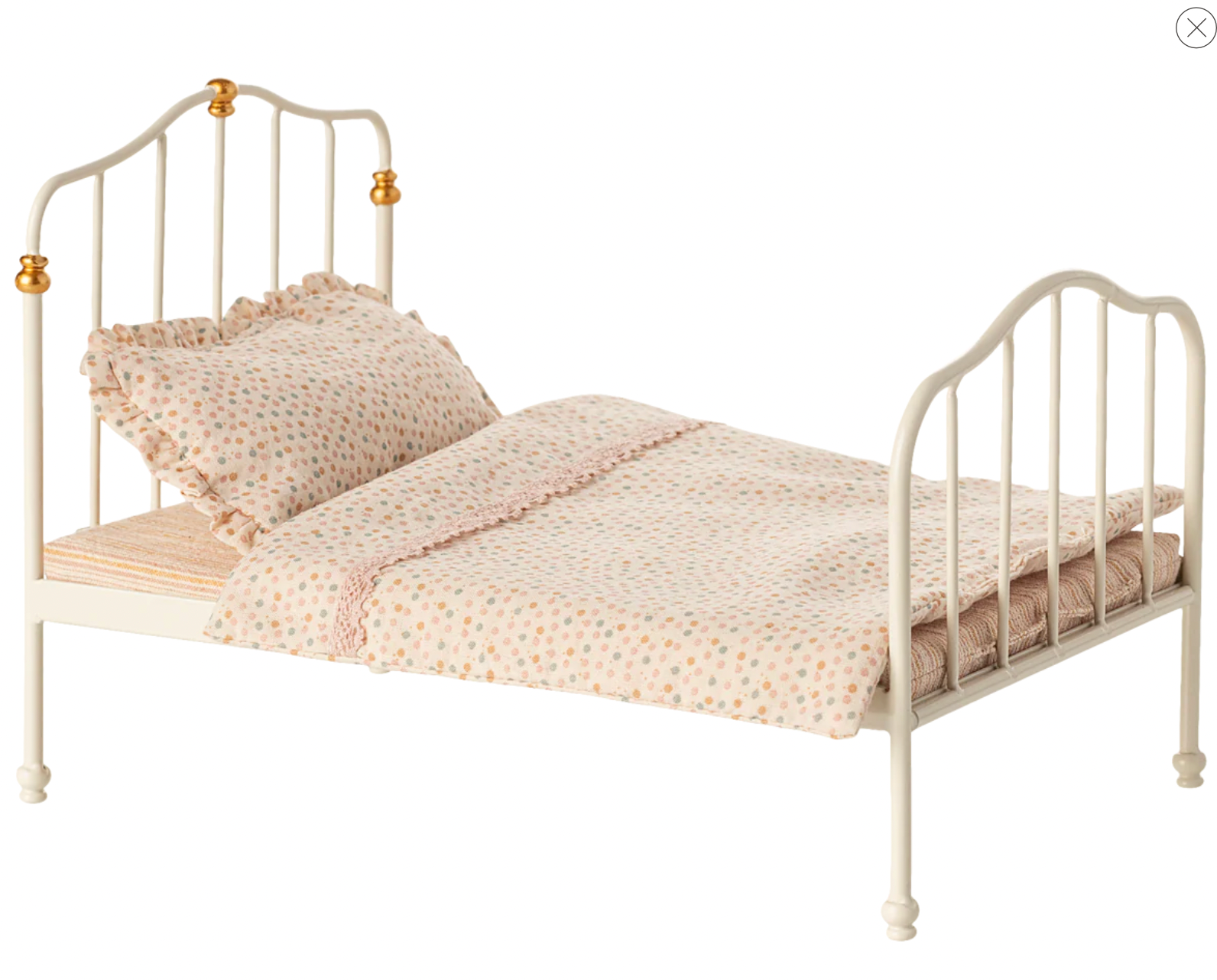 Maileg Vintage Bed, off white